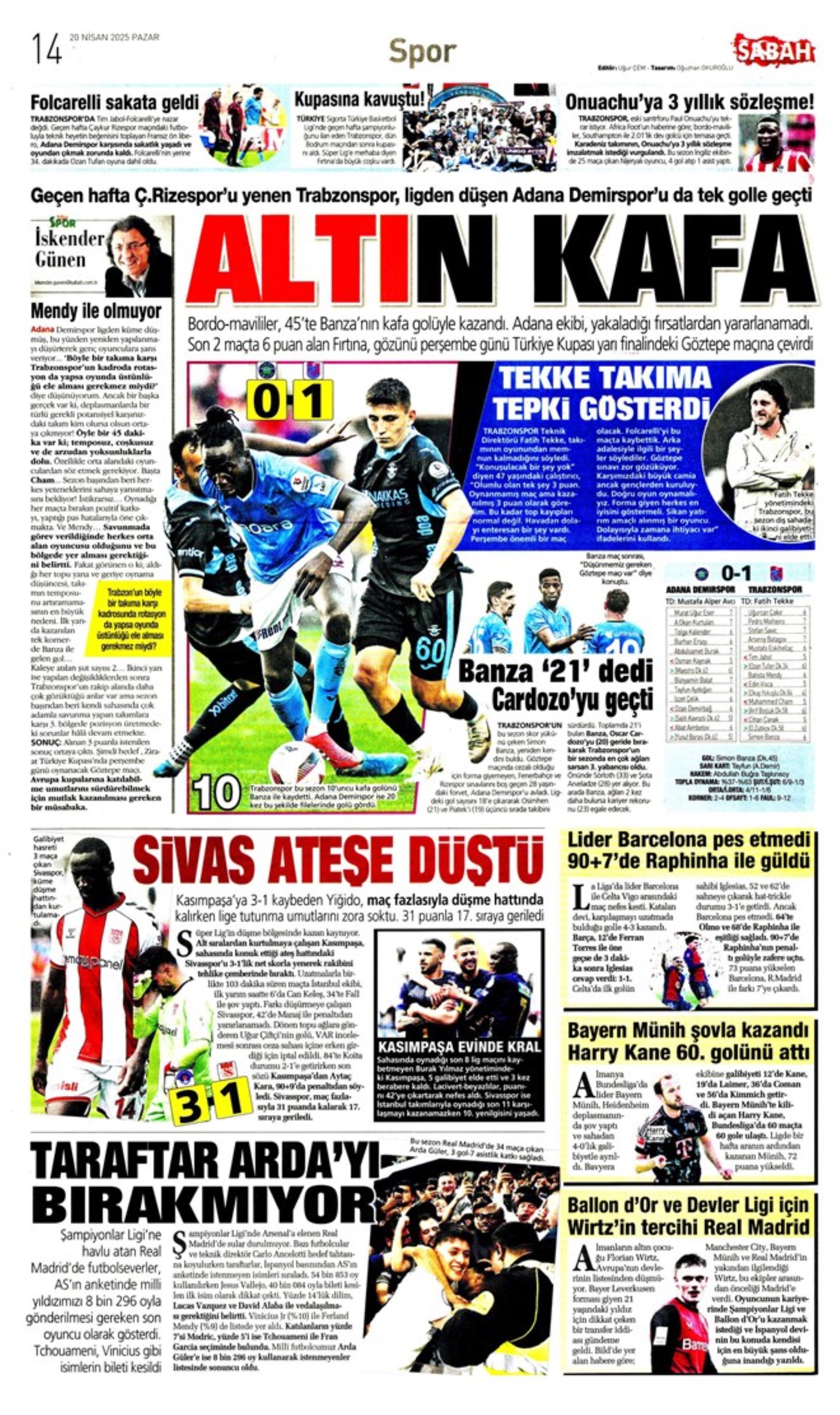 Sporda günün manşetleri: Kim Min-Jae yeniden! Osimhen için dünya devi devreye girdi