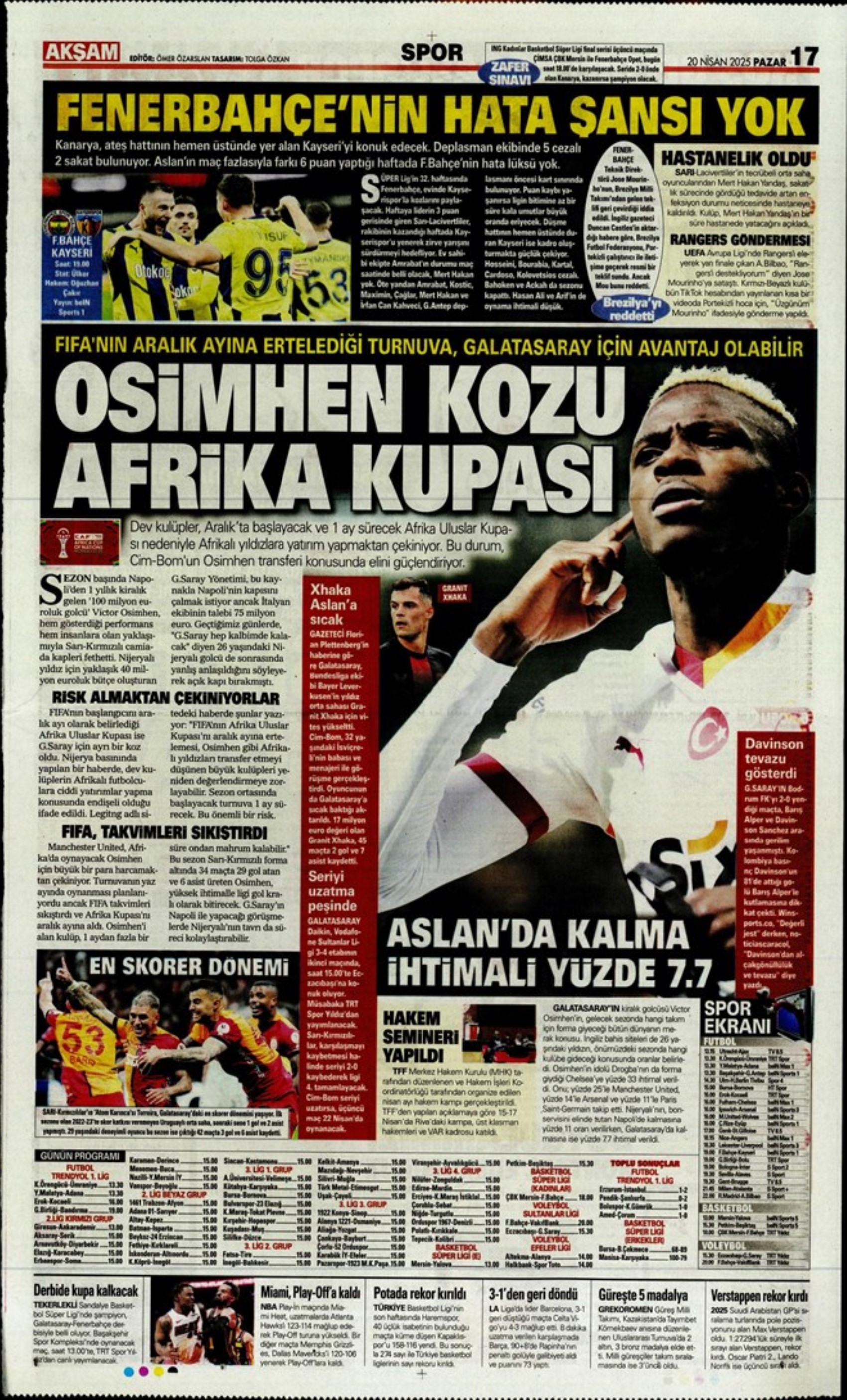 Sporda günün manşetleri: Kim Min-Jae yeniden! Osimhen için dünya devi devreye girdi