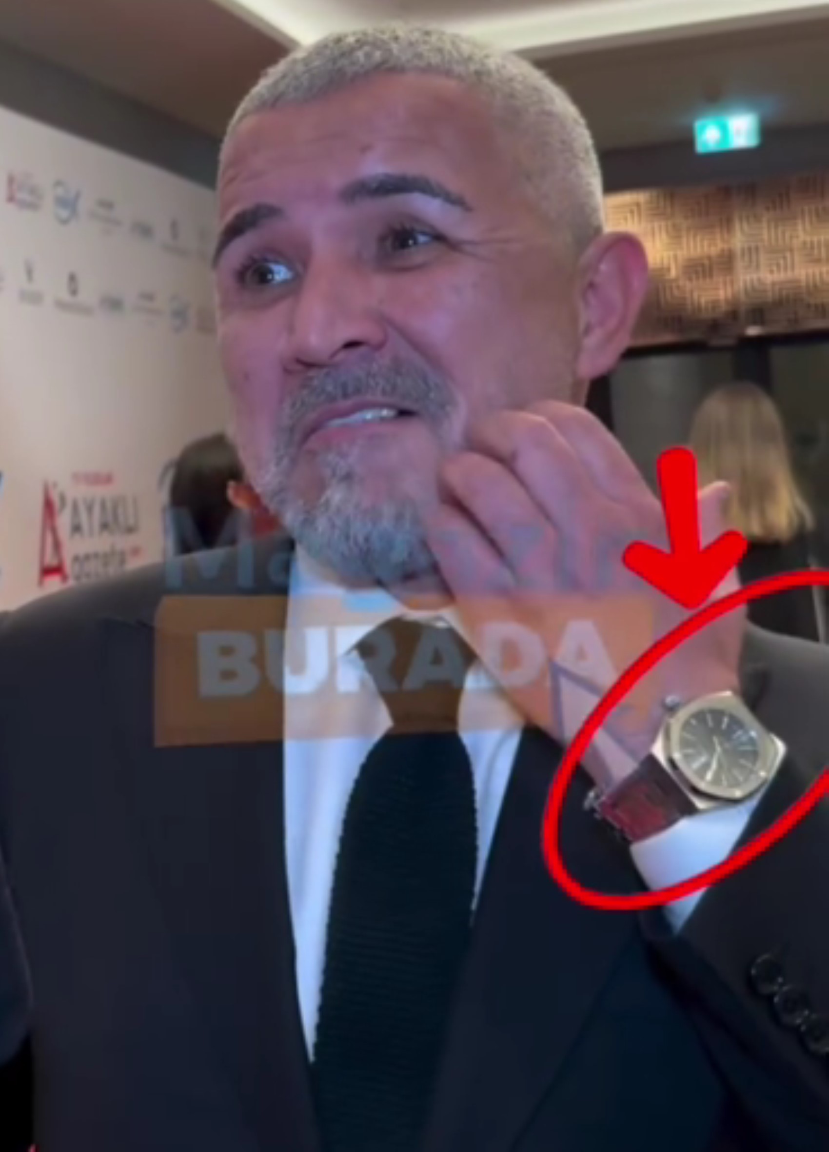 Kameralardan uzak kalan Veyis Ateş, lüks saatiyle gündemde