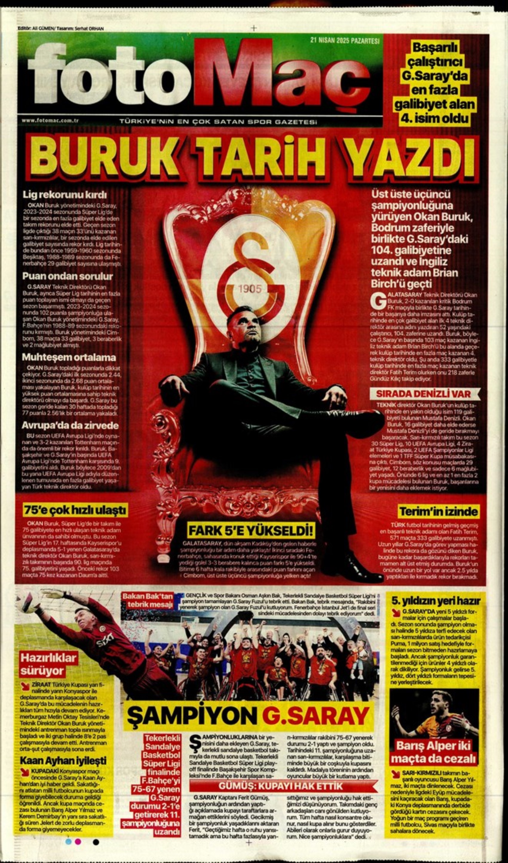 Sporda günün manşetleri: 'Fenerbahçe intihar etti'
