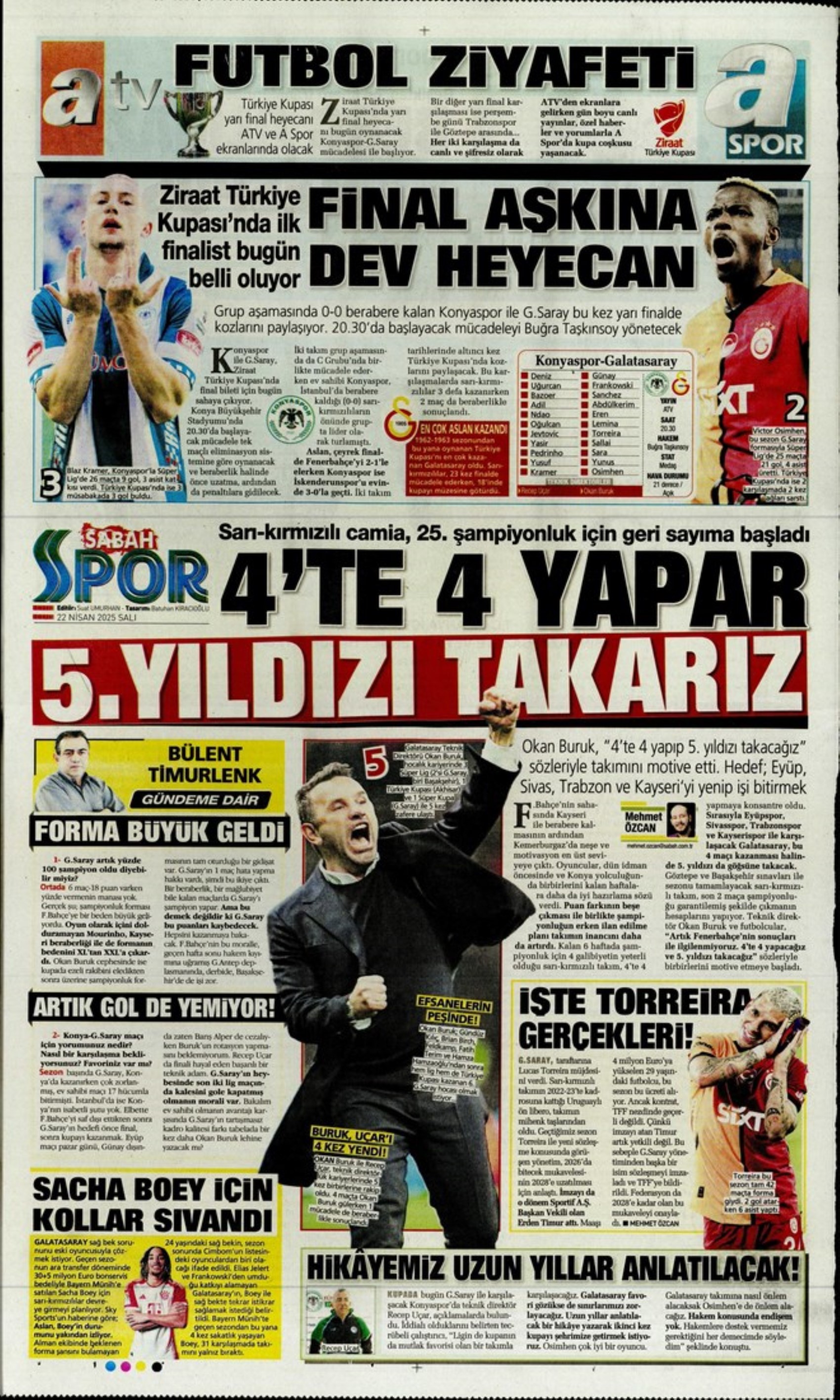 Sporda günün manşetleri: Fenerbahçe'de Genel Kurul belirsizliği