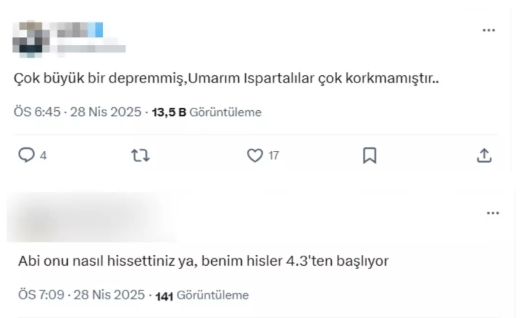 Isparta Valiliği'nin 1.9'luk deprem için paylaştığı mesaj gündem oldu: Binayı elimle ittirsem...