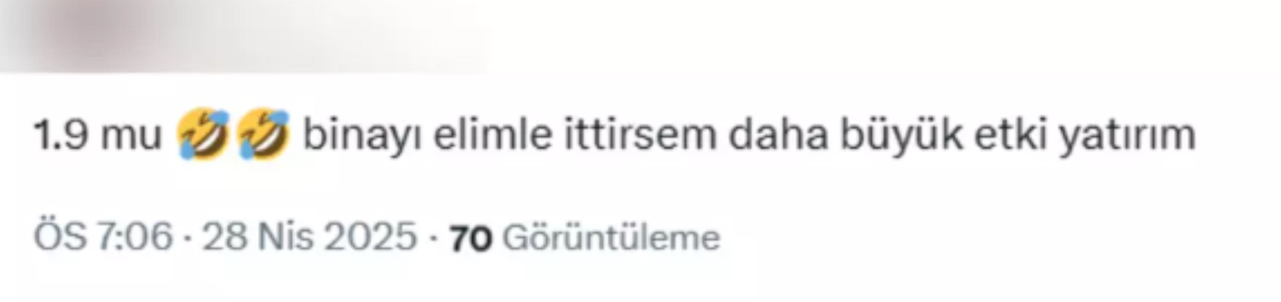 Isparta Valiliği'nin 1.9'luk deprem için paylaştığı mesaj gündem oldu: Binayı elimle ittirsem...