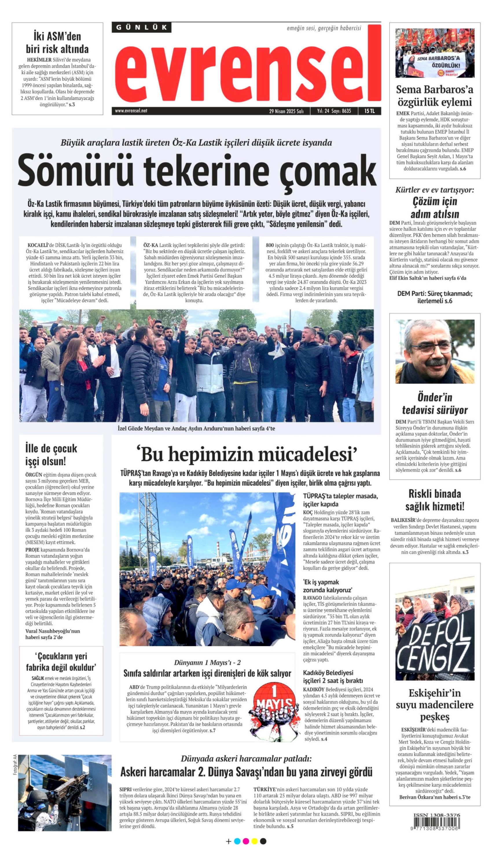 29 Nisan 2025 gazete manşetleri: Yandaş medyanın hedefinde muhalefet var