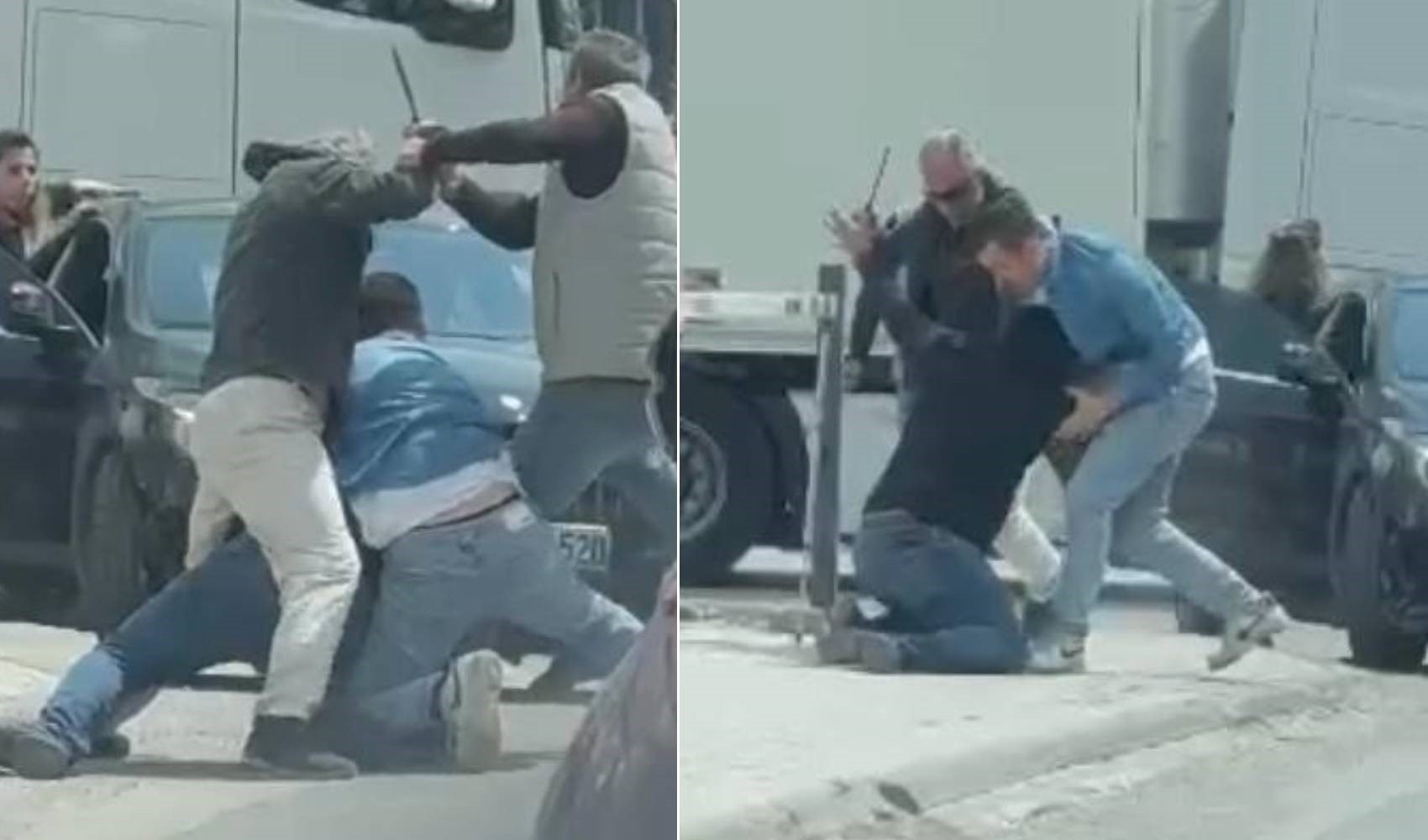 İzmir'de trafik tartışması satırlı kavgaya dönüştü İzmir'de trafik tartışması satırlı kavgaya dönüştü
