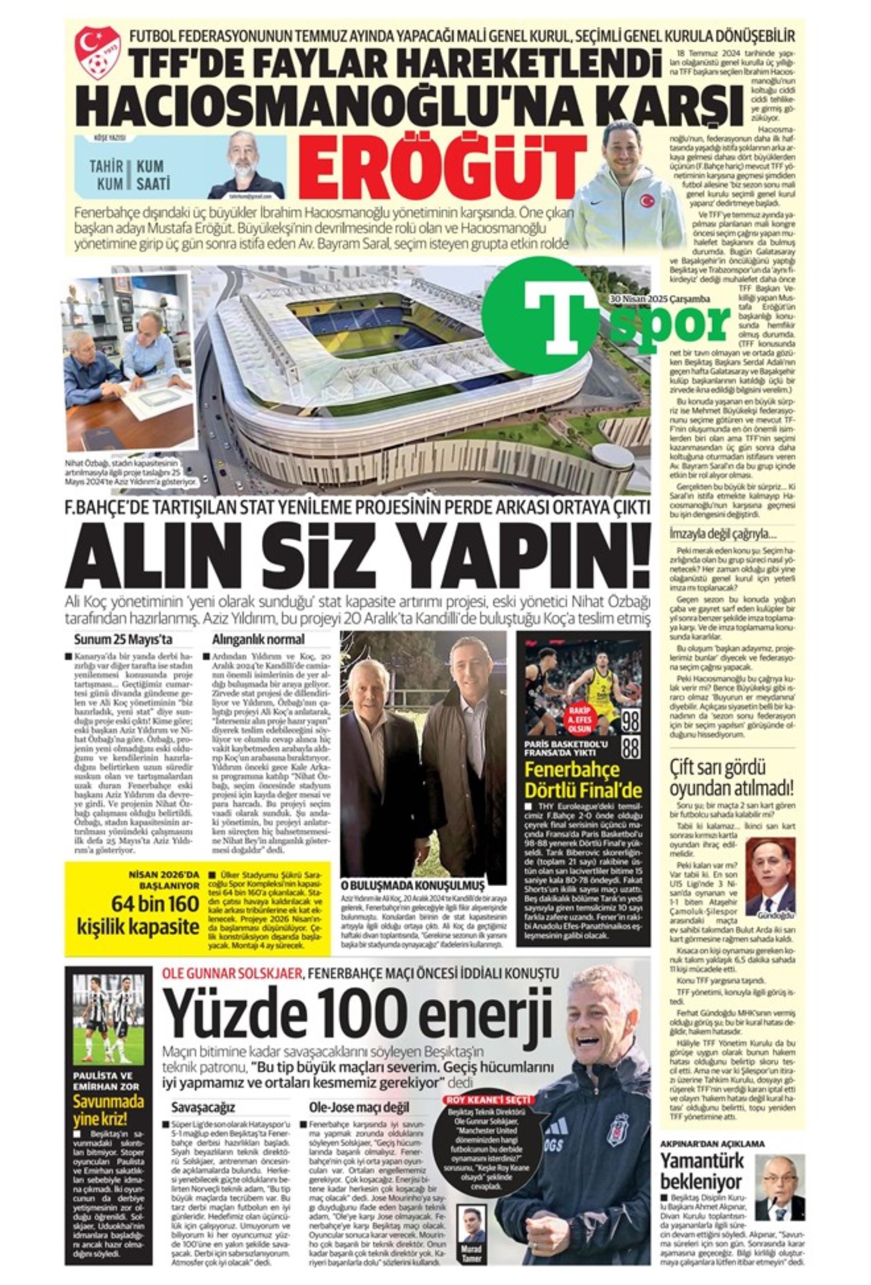 Sporda günün manşetleri... Guardiola Sara'yı gözüne kestirdi: Vlahovic'i Youssef En-Nesyri getirecek