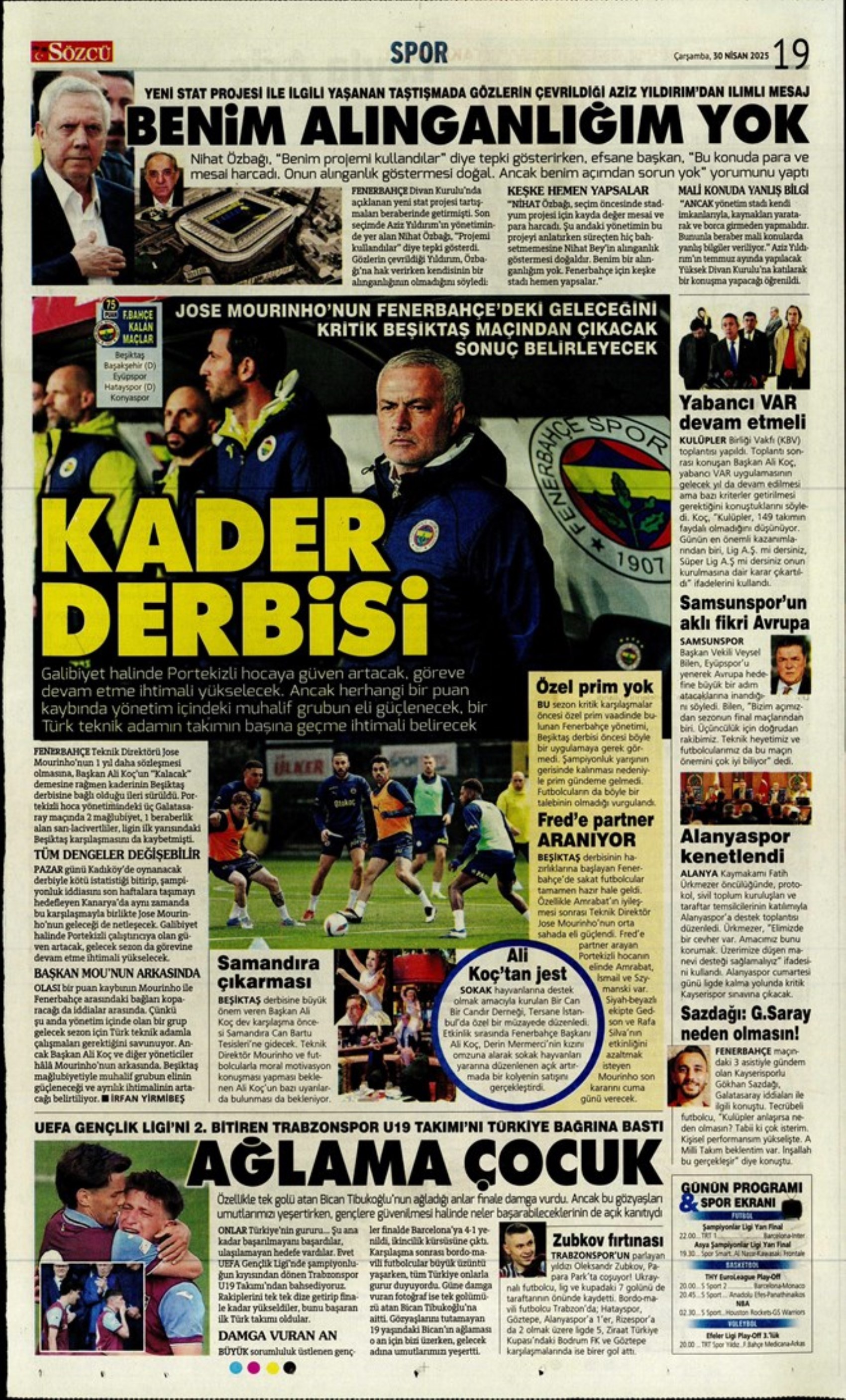 Sporda günün manşetleri... Guardiola Sara'yı gözüne kestirdi: Vlahovic'i Youssef En-Nesyri getirecek