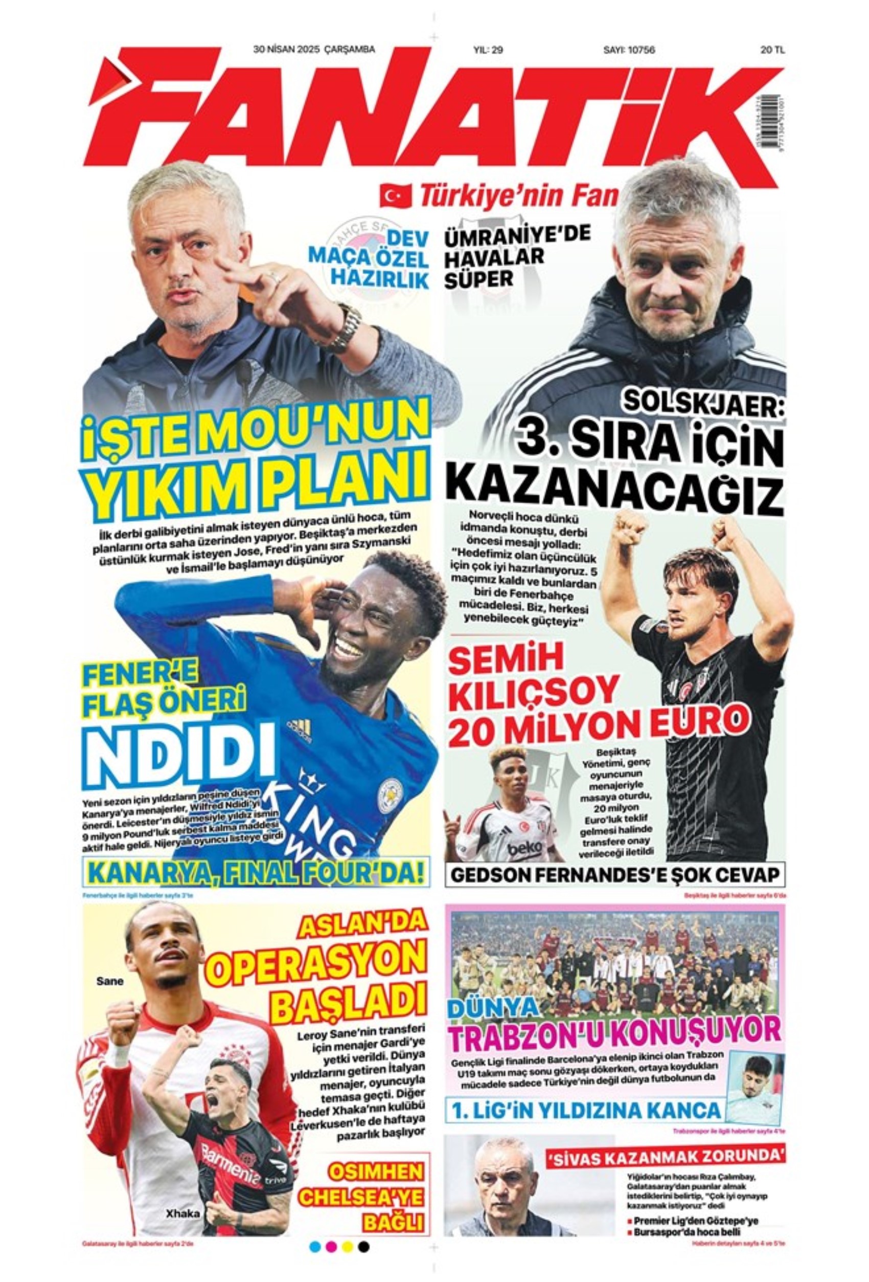 Sporda günün manşetleri... Guardiola Sara'yı gözüne kestirdi: Vlahovic'i Youssef En-Nesyri getirecek