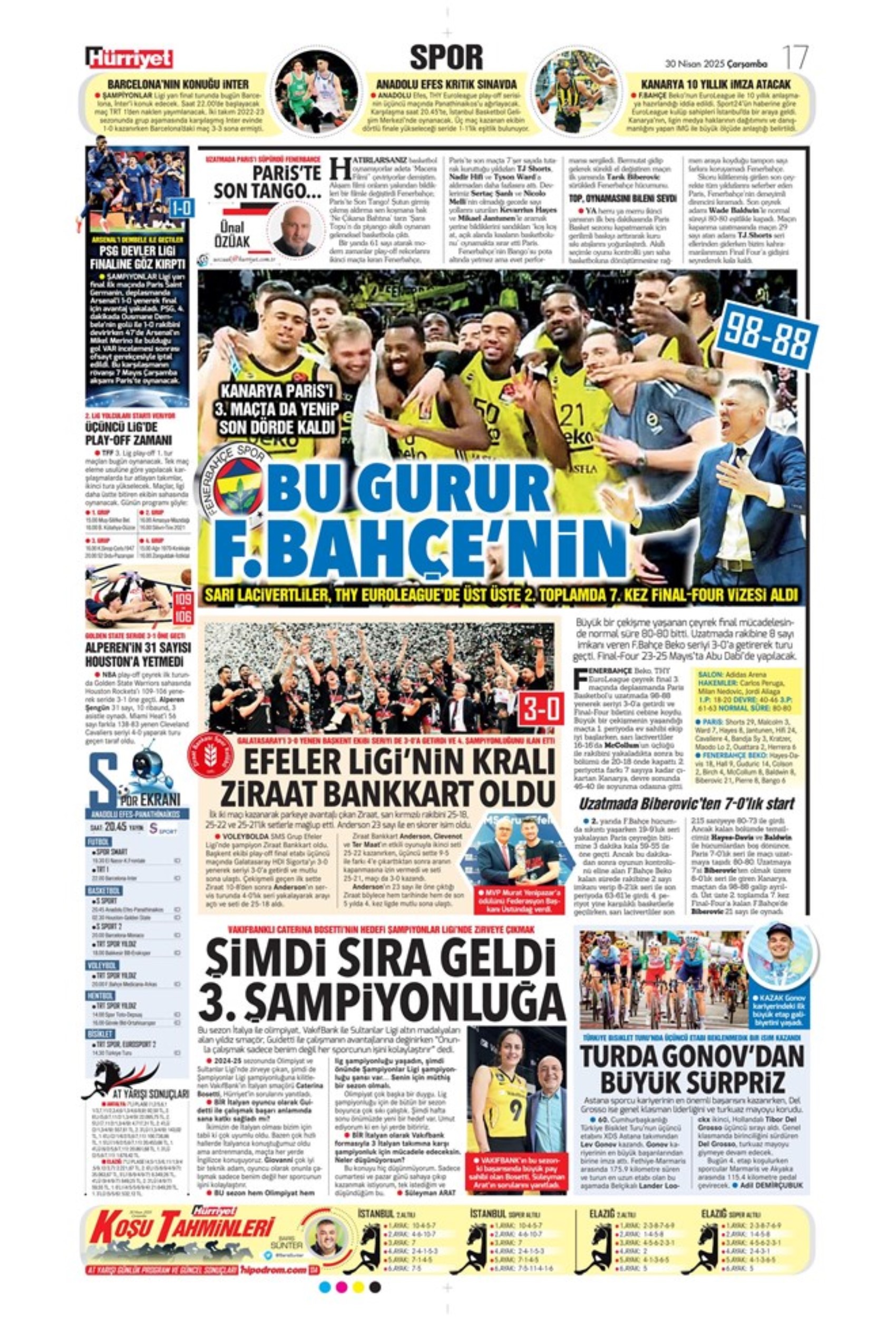 Sporda günün manşetleri... Guardiola Sara'yı gözüne kestirdi: Vlahovic'i Youssef En-Nesyri getirecek