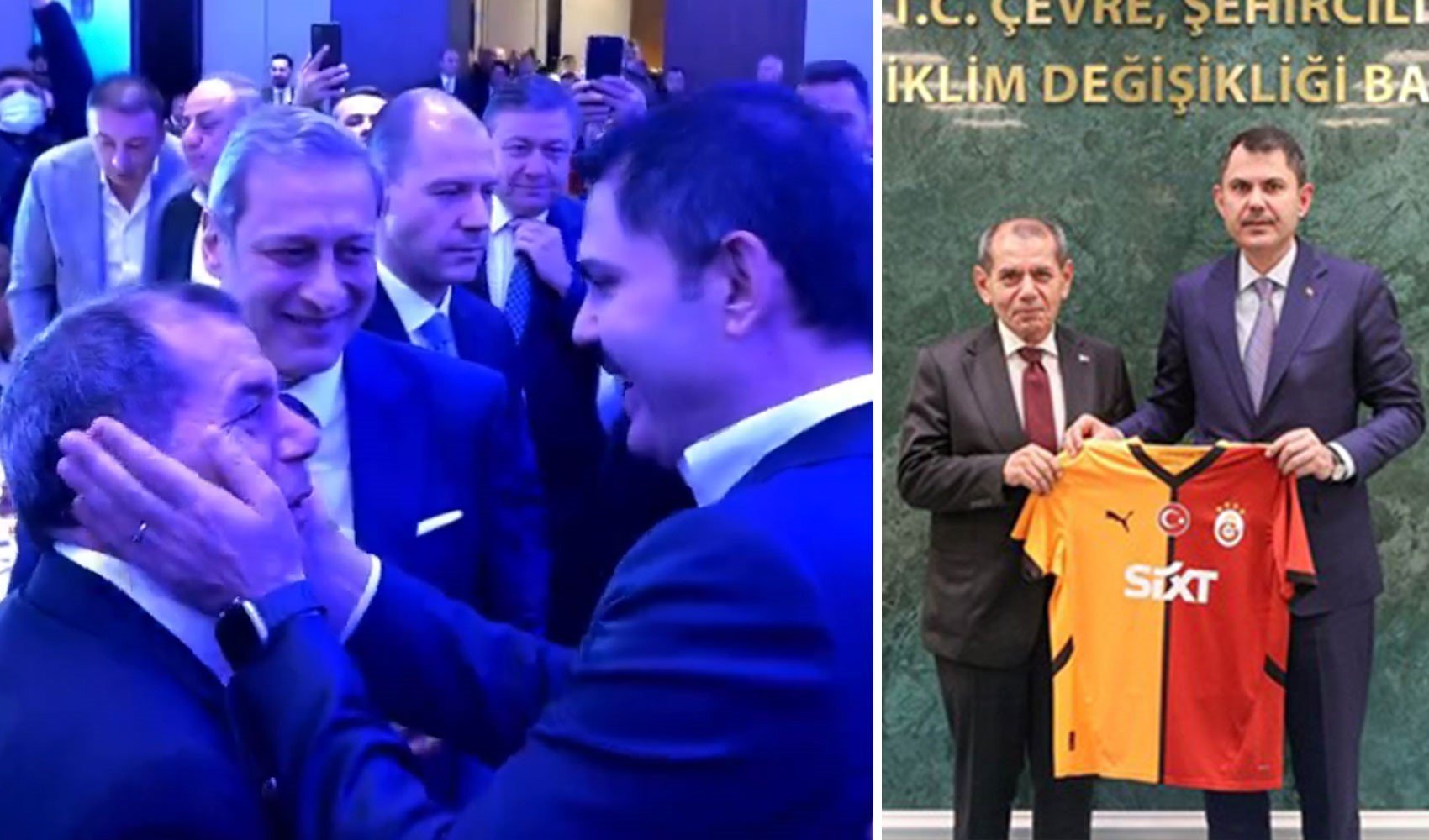 Dursun Özbek'ten Murat Kurum'a ziyaret