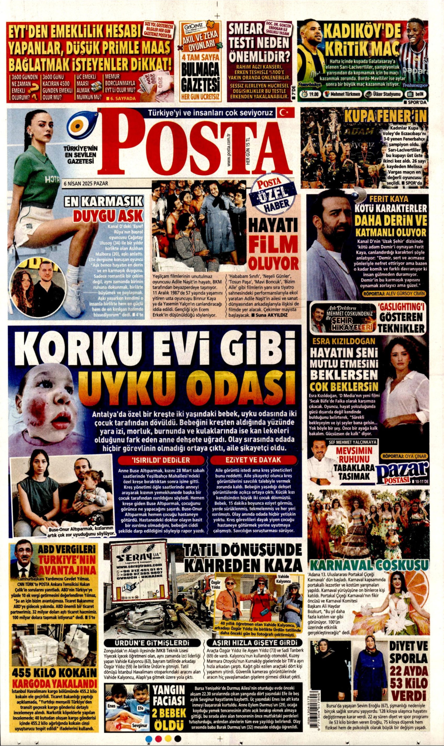 6 Nisan 2025 gazete manşetleri