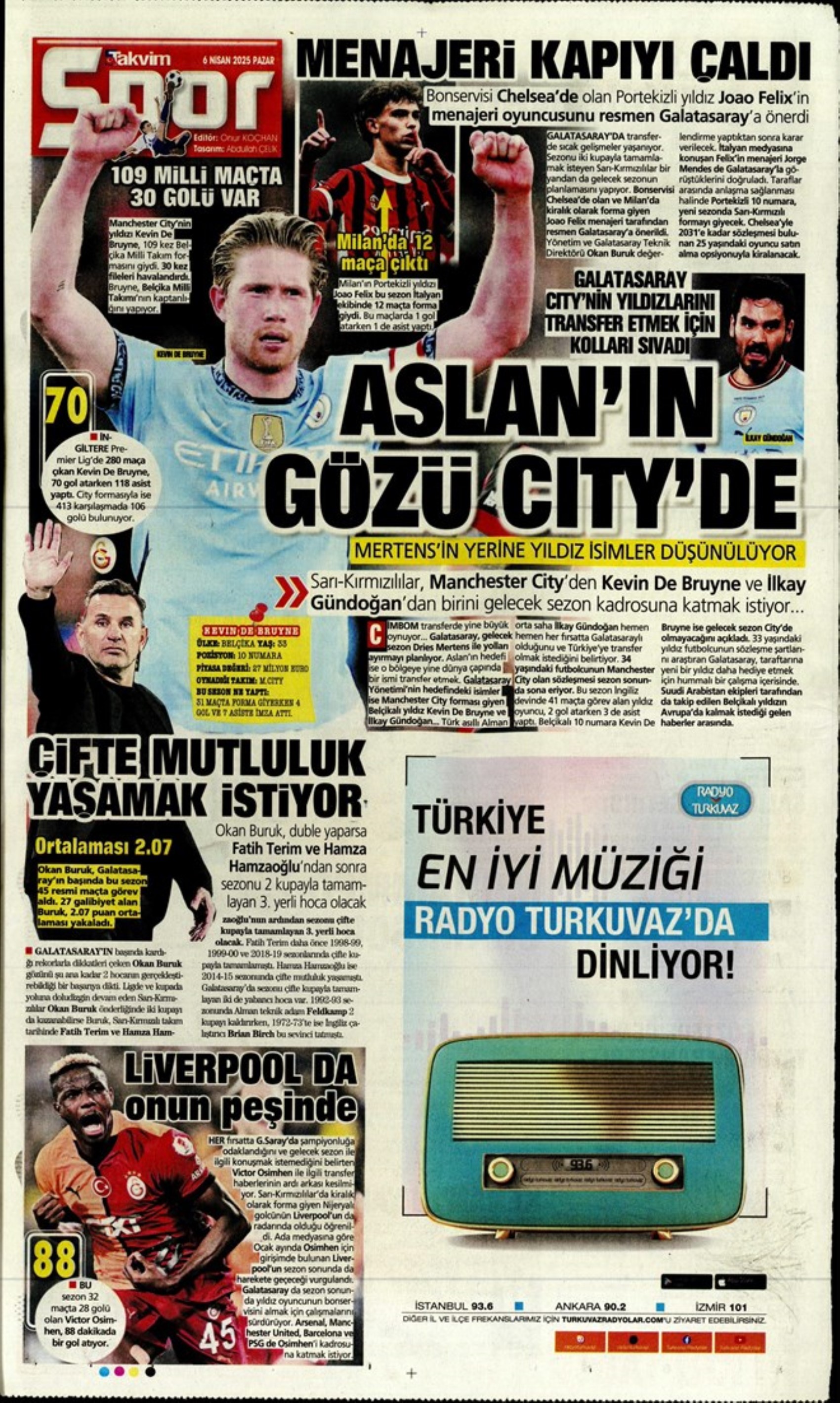 Sporda günün manşetleri: Süper Lig'de kritik randevu! Tamam mı devam mı maçı