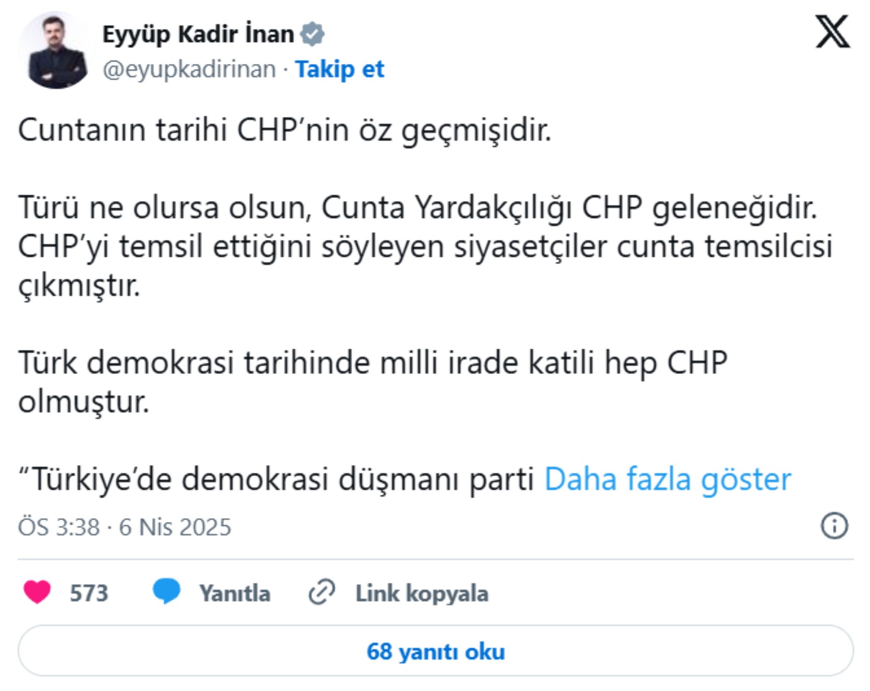 Özgür Özel’in 'cunta' çıkışı siyaseti alevlendirdi! AKP'li isimler tepki için sıraya girdi