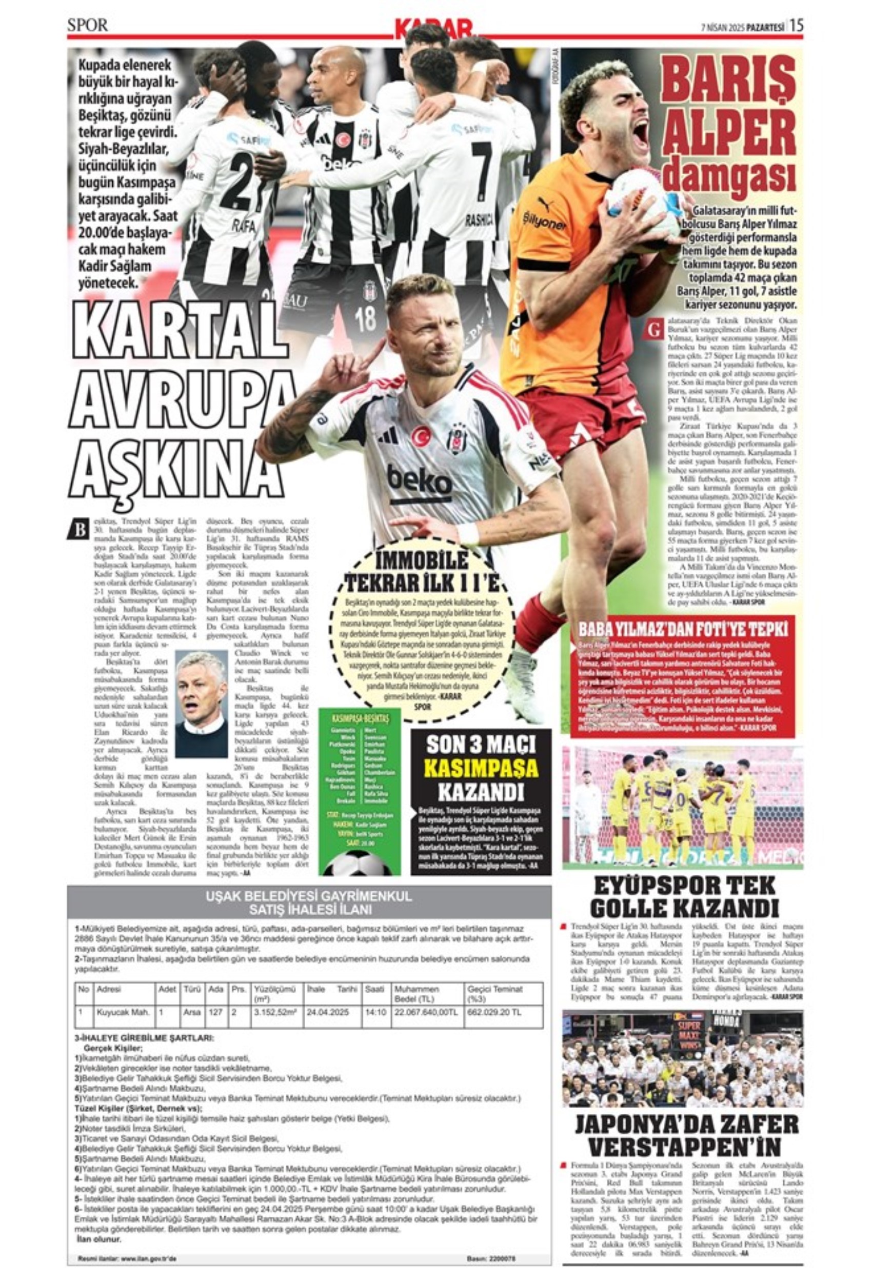 Sporda günün manşetleri: Jose Mourinho'dan Okan Buruk'a Hollywood göndermesi