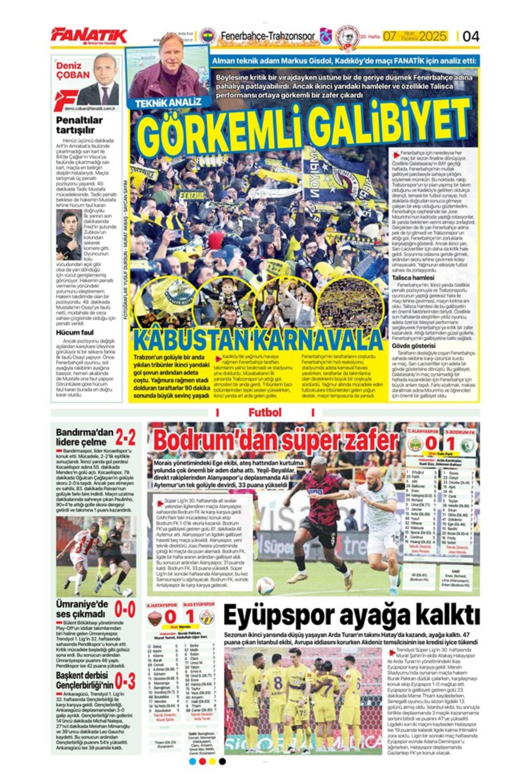 Sporda günün manşetleri: Jose Mourinho'dan Okan Buruk'a Hollywood göndermesi
