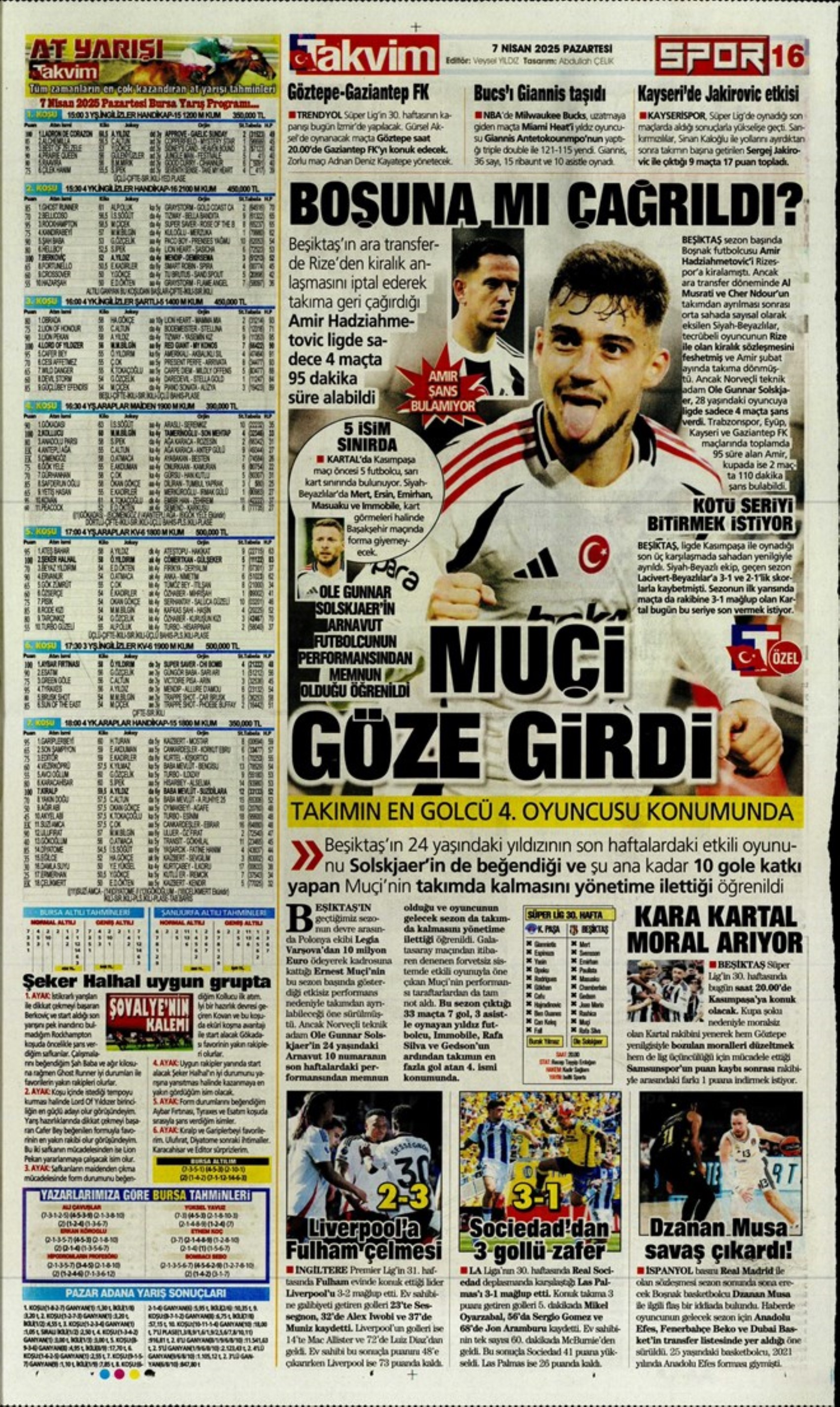 Sporda günün manşetleri: Jose Mourinho'dan Okan Buruk'a Hollywood göndermesi