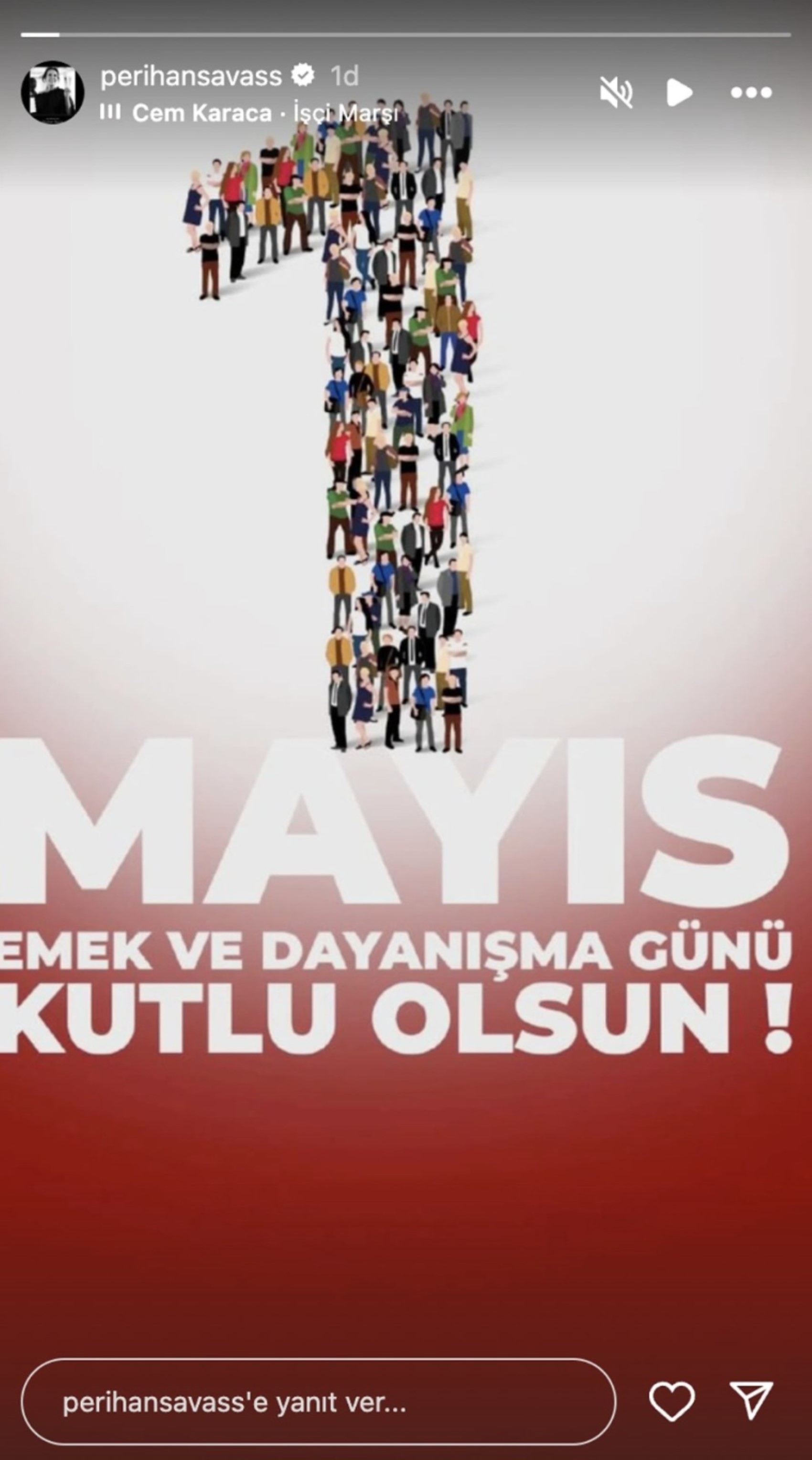 Ünlü isimlerden 1 Mayıs Emek ve Dayanışma Günü paylaşımları