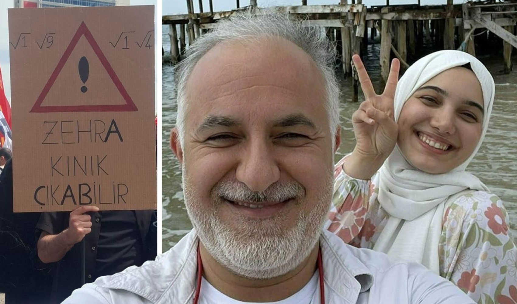 1 Mayıs'ta dikkat çeken Zehra Kınık pankartı