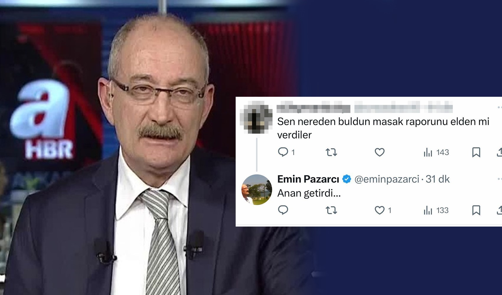 AKP’ye yakın gazeteciden takipçisine çirkin ifade: 'Anan getirdi'