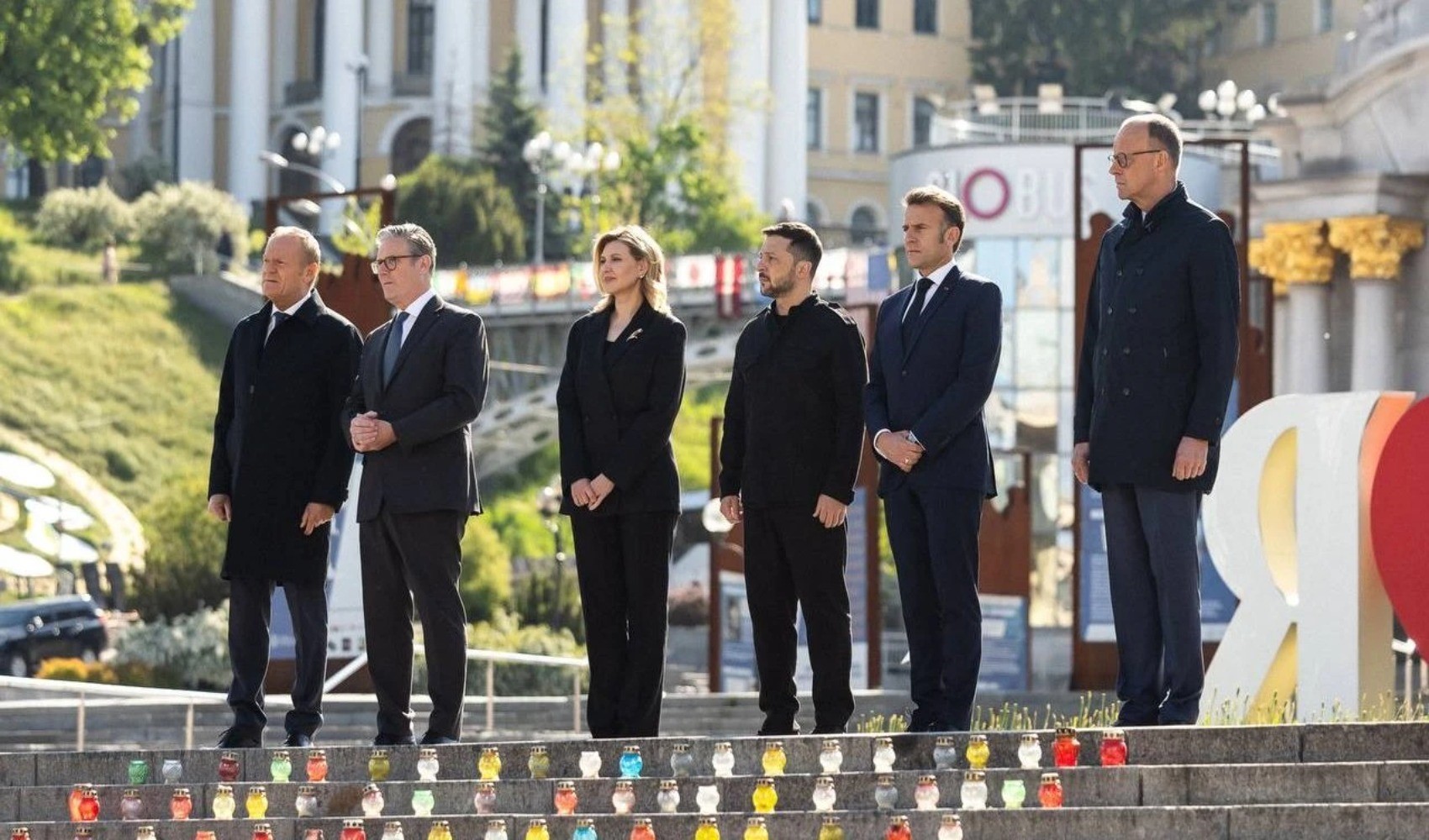 Avrupalı liderler Ukrayna'da toplandı Avrupalı liderler Ukrayna'da toplandı
