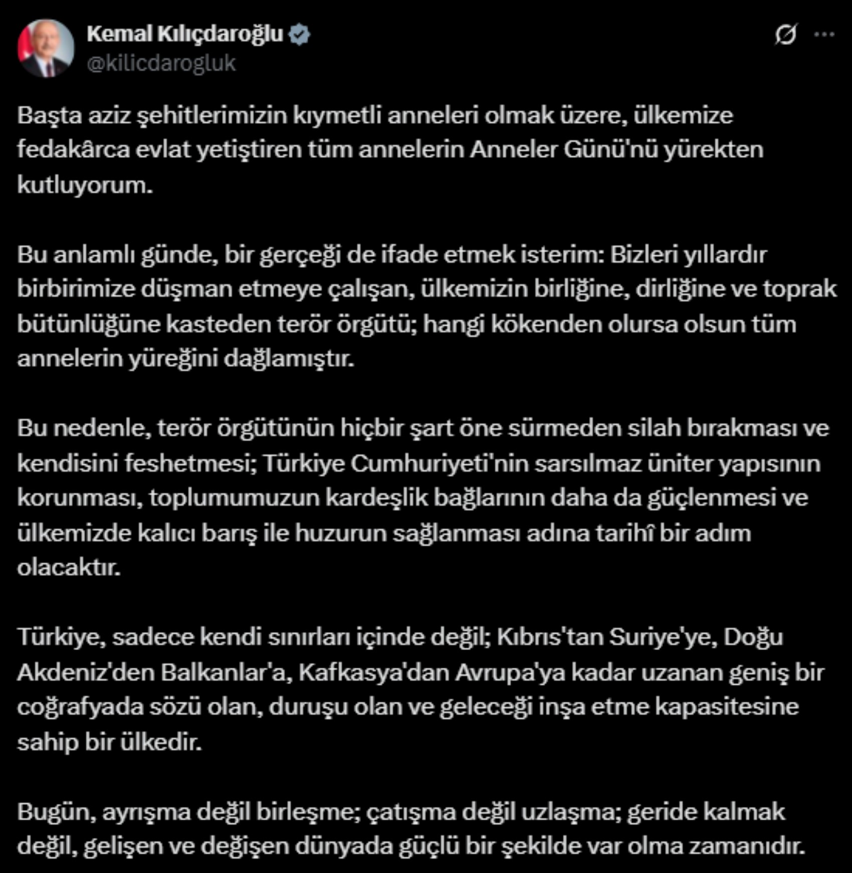 Kılıçdaroğlu’nun 'PKK' mesajına AKP'ye yakın isimlerden destek! 'Şu adama bile...'