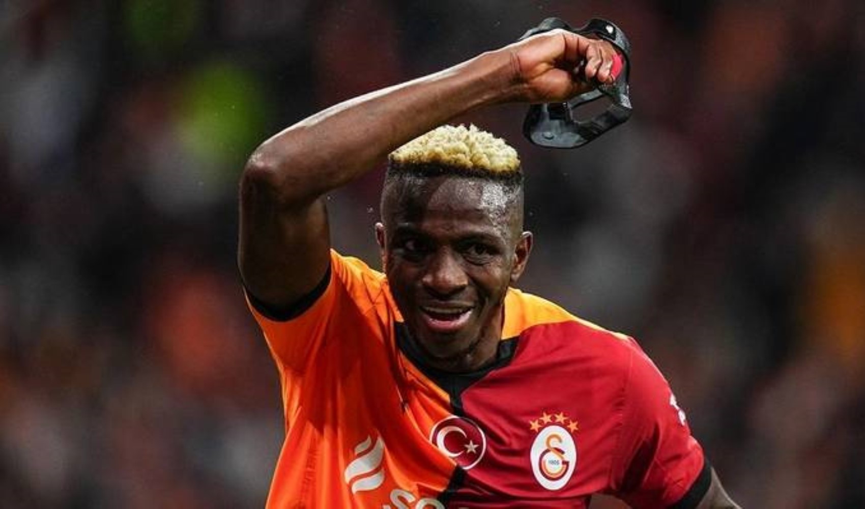 Galatasaray'ın yıldızı Osimhen'den taraftarlara şampiyonluk mesajı