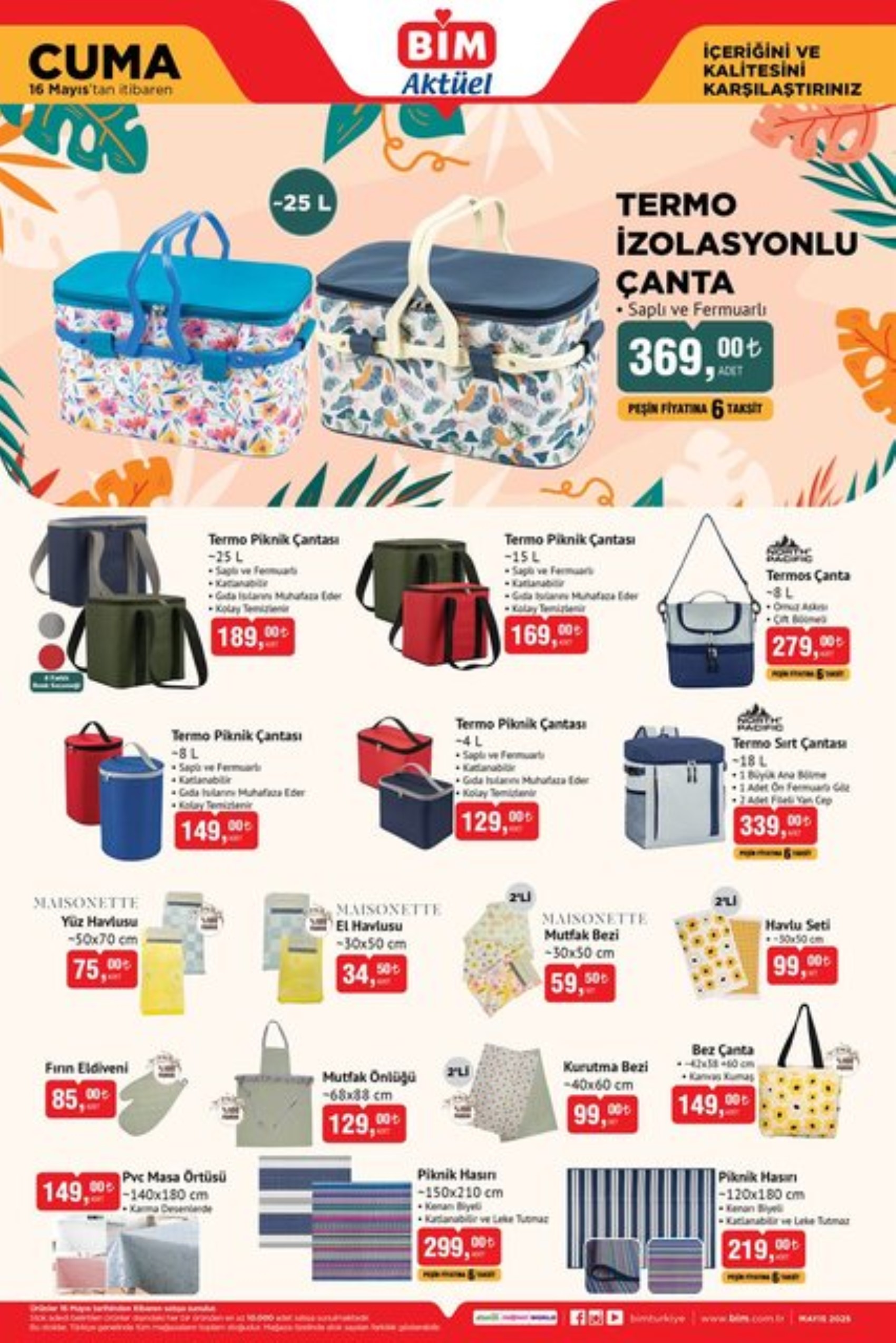 Yarın satışta! BİM aktüel ürünler kataloğu 13-16 Mayıs 2025: Bu hafta BİM marketlere neler geliyor?
