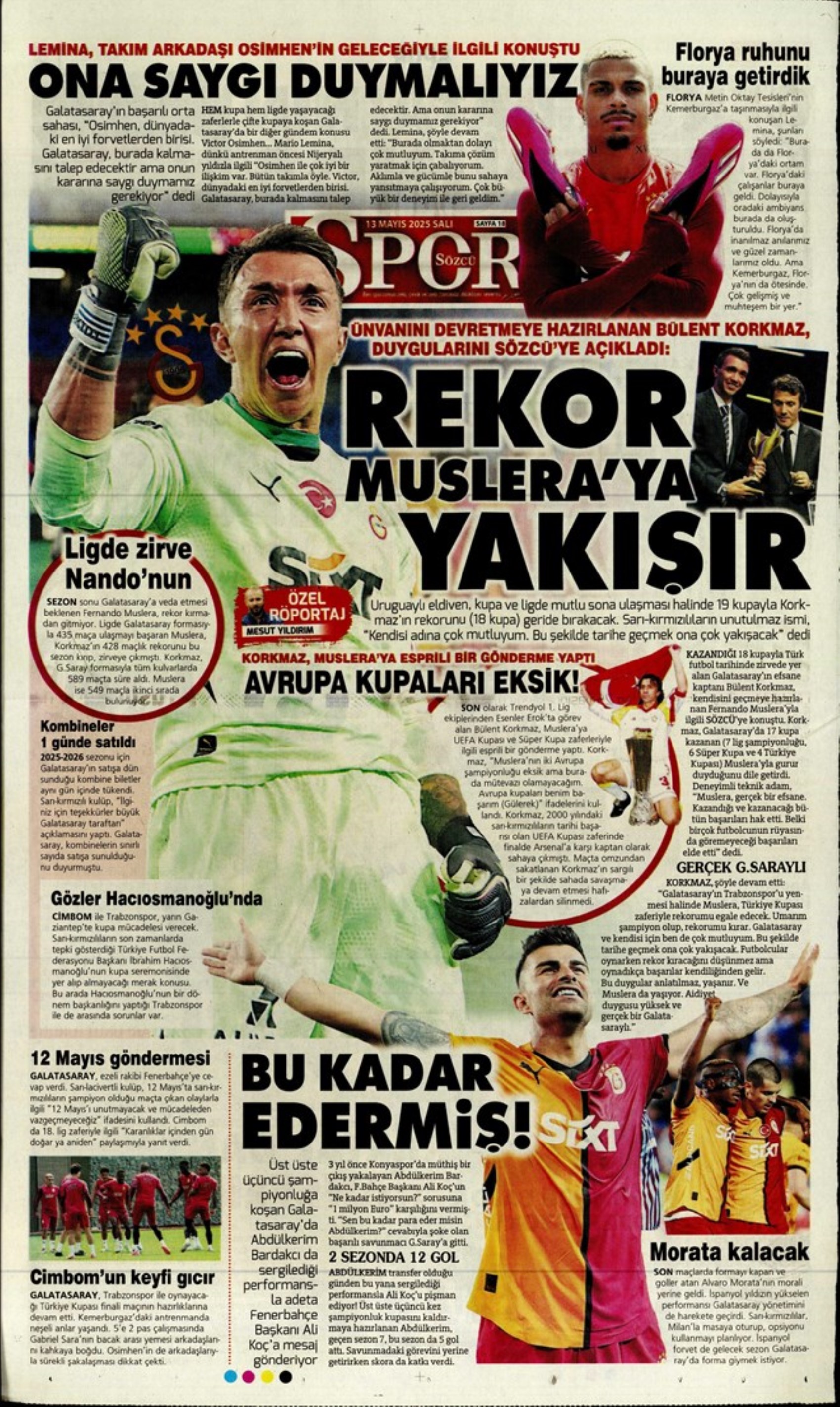 Sporda günün manşetleri: Galatasaray, Napoli ile Osimhen transferi konusunda anlaştı, Fenerbahçe'de gözler PSG'de!