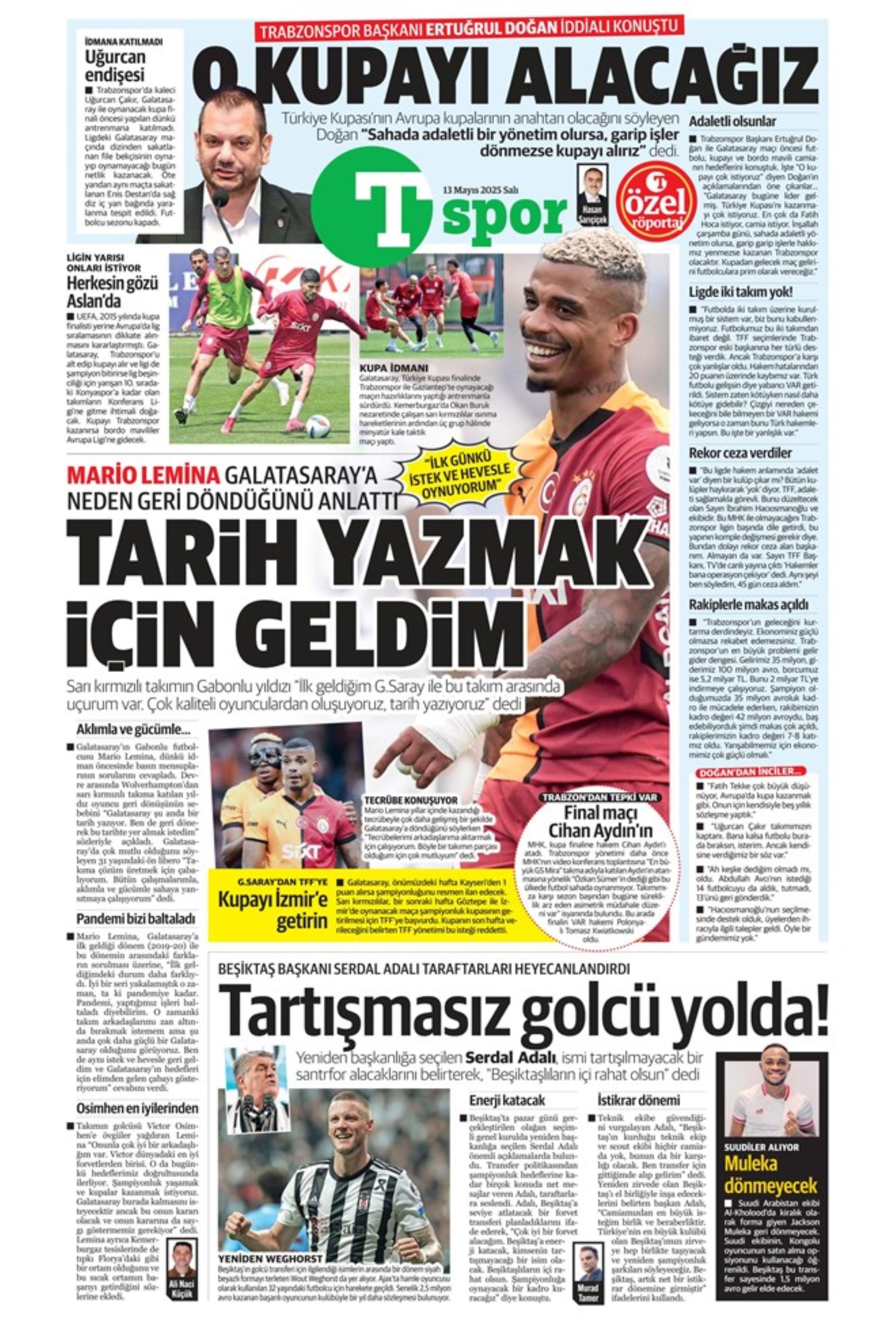 Sporda günün manşetleri: Galatasaray, Napoli ile Osimhen transferi konusunda anlaştı, Fenerbahçe'de gözler PSG'de!