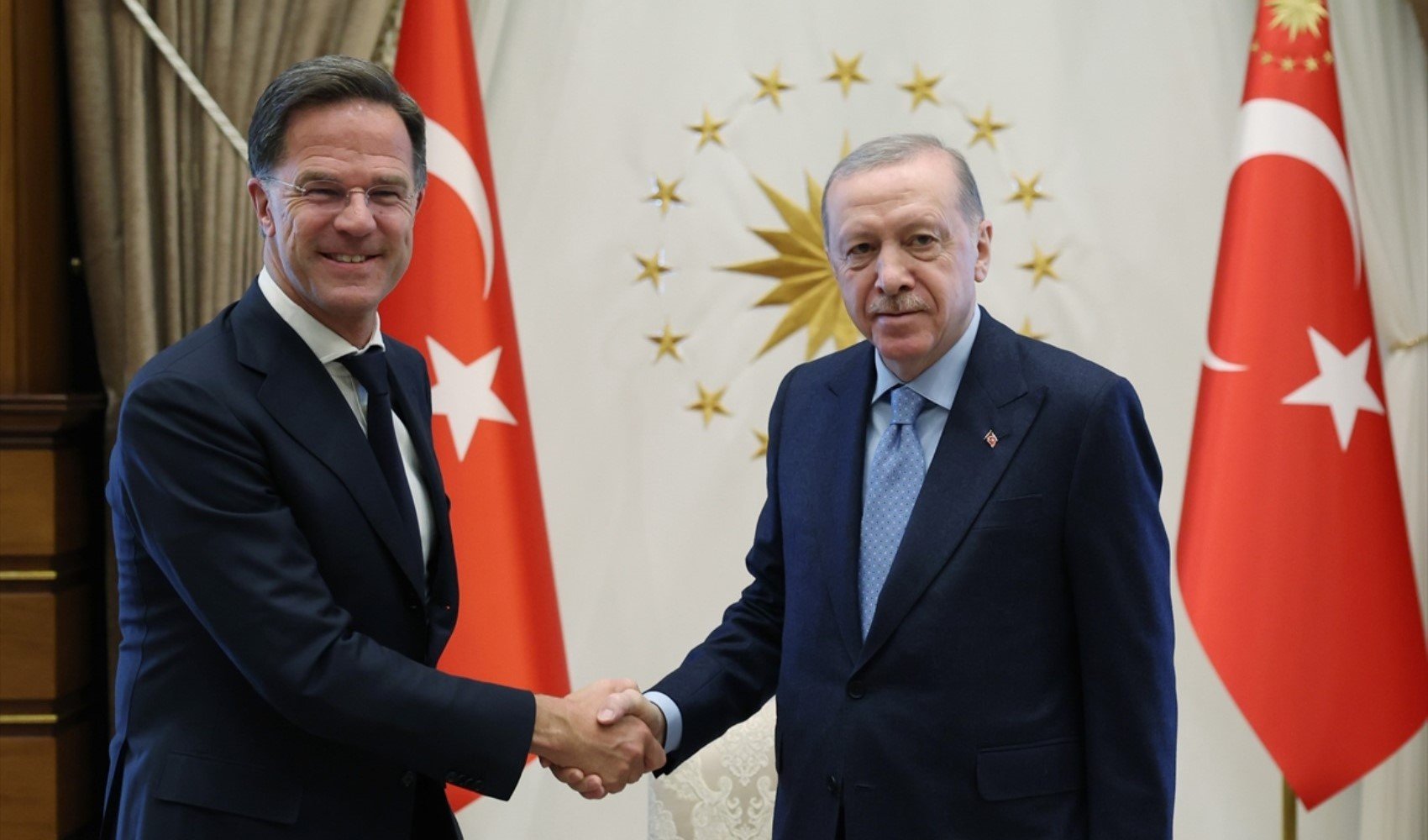 Saray'da kritik NATO görüşmesi! Erdoğan Rutte'yi kabul etti Saray'da kritik NATO görüşmesi! Erdoğan Rutte'yi kabul etti