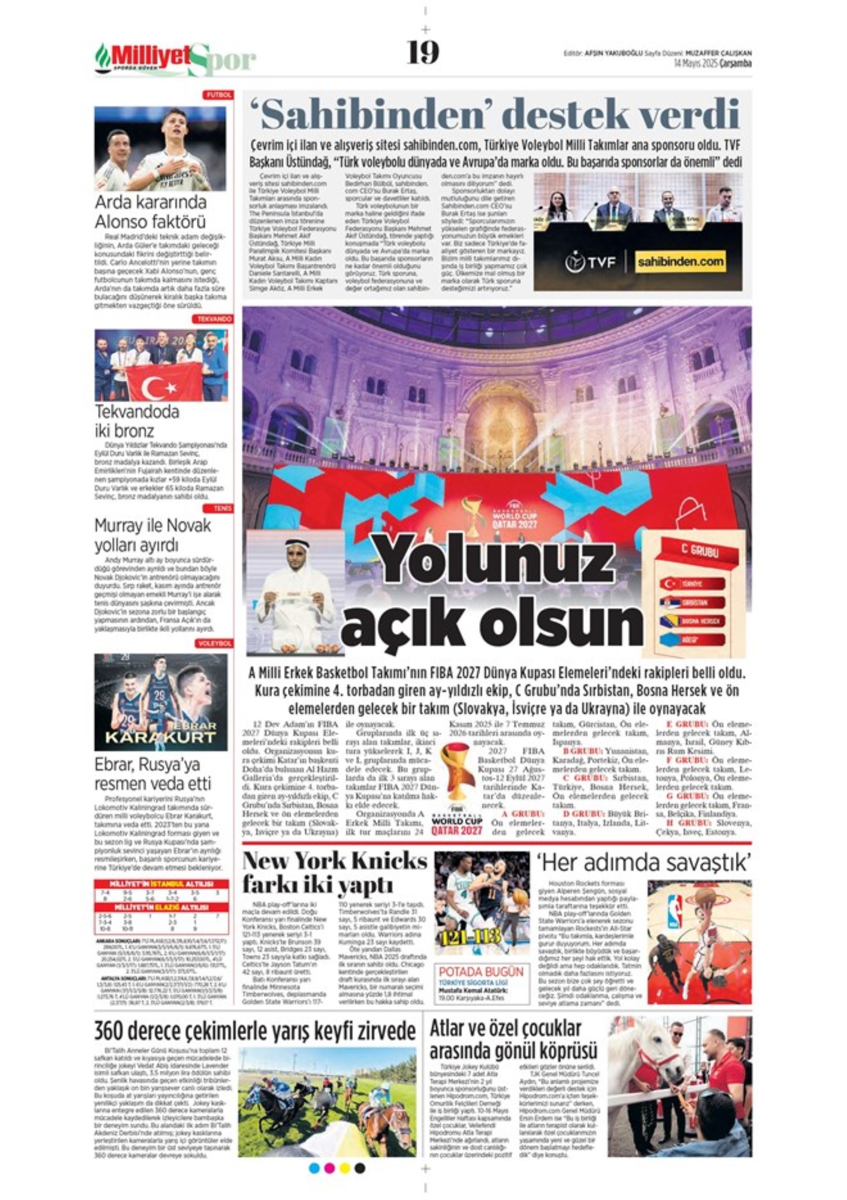 Sporda günün manşetleri: Fenerbahçe'yi bekleyen 'dev' tehlike