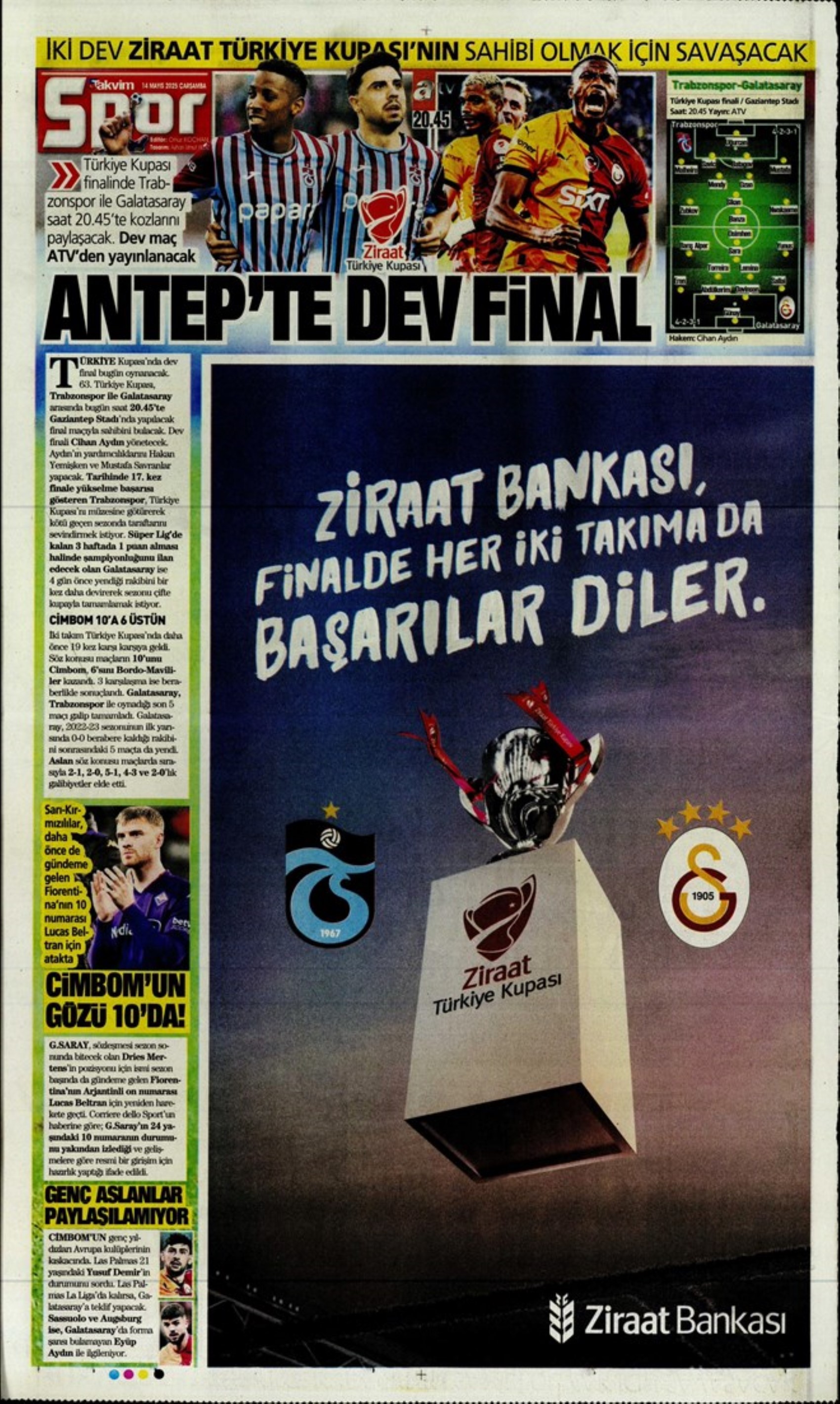 Sporda günün manşetleri: Fenerbahçe'yi bekleyen 'dev' tehlike