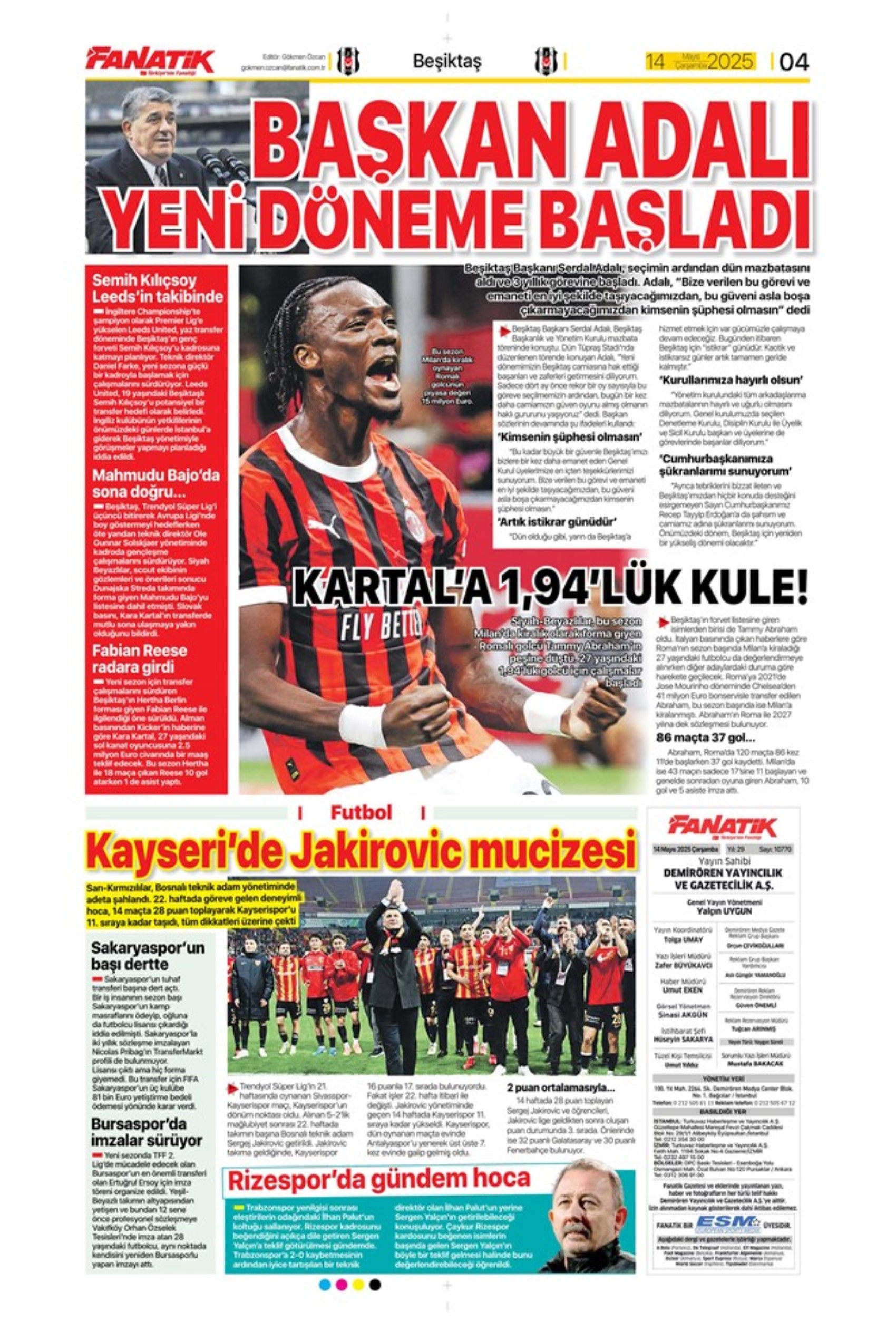 Sporda günün manşetleri: Fenerbahçe'yi bekleyen 'dev' tehlike