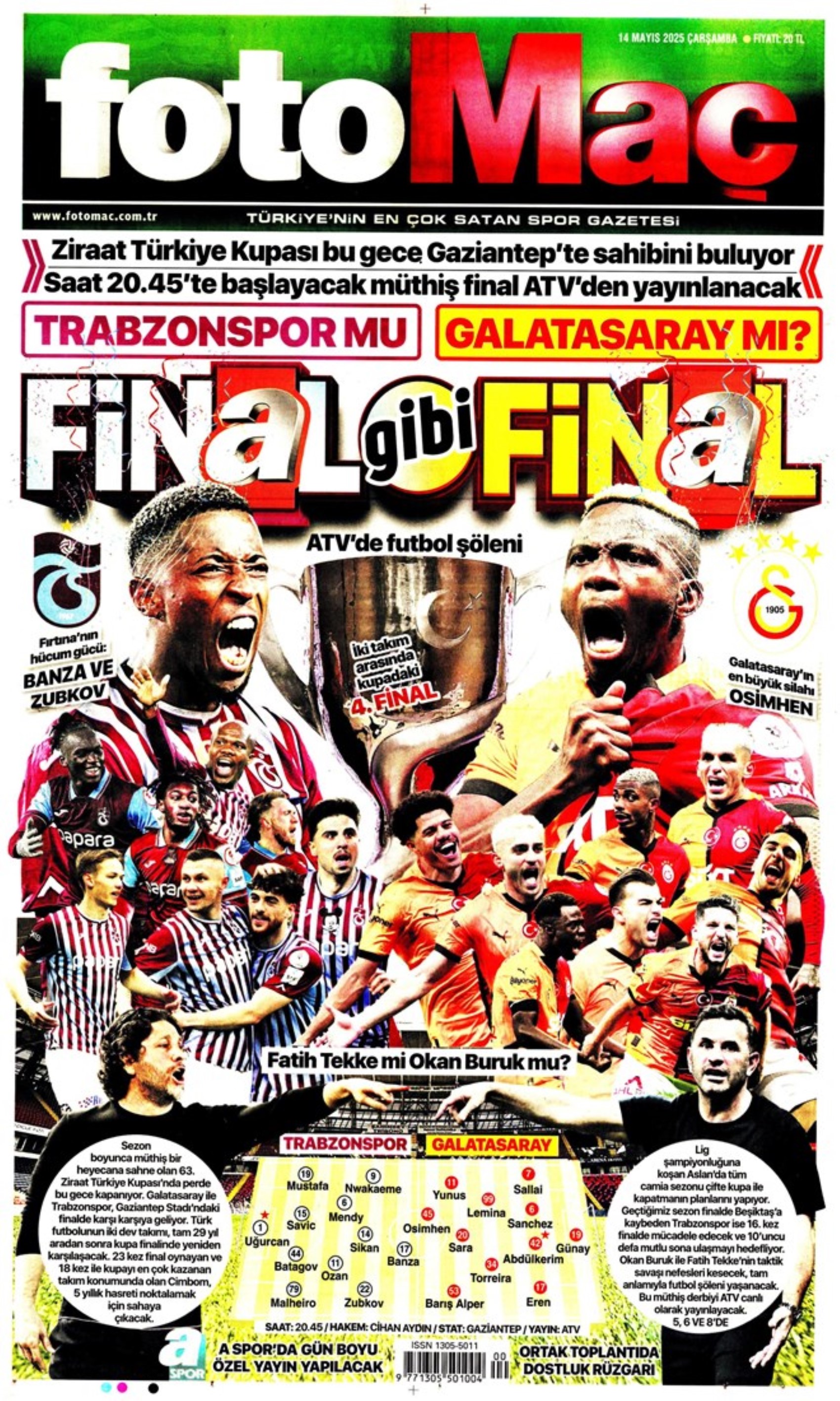Sporda günün manşetleri: Fenerbahçe'yi bekleyen 'dev' tehlike