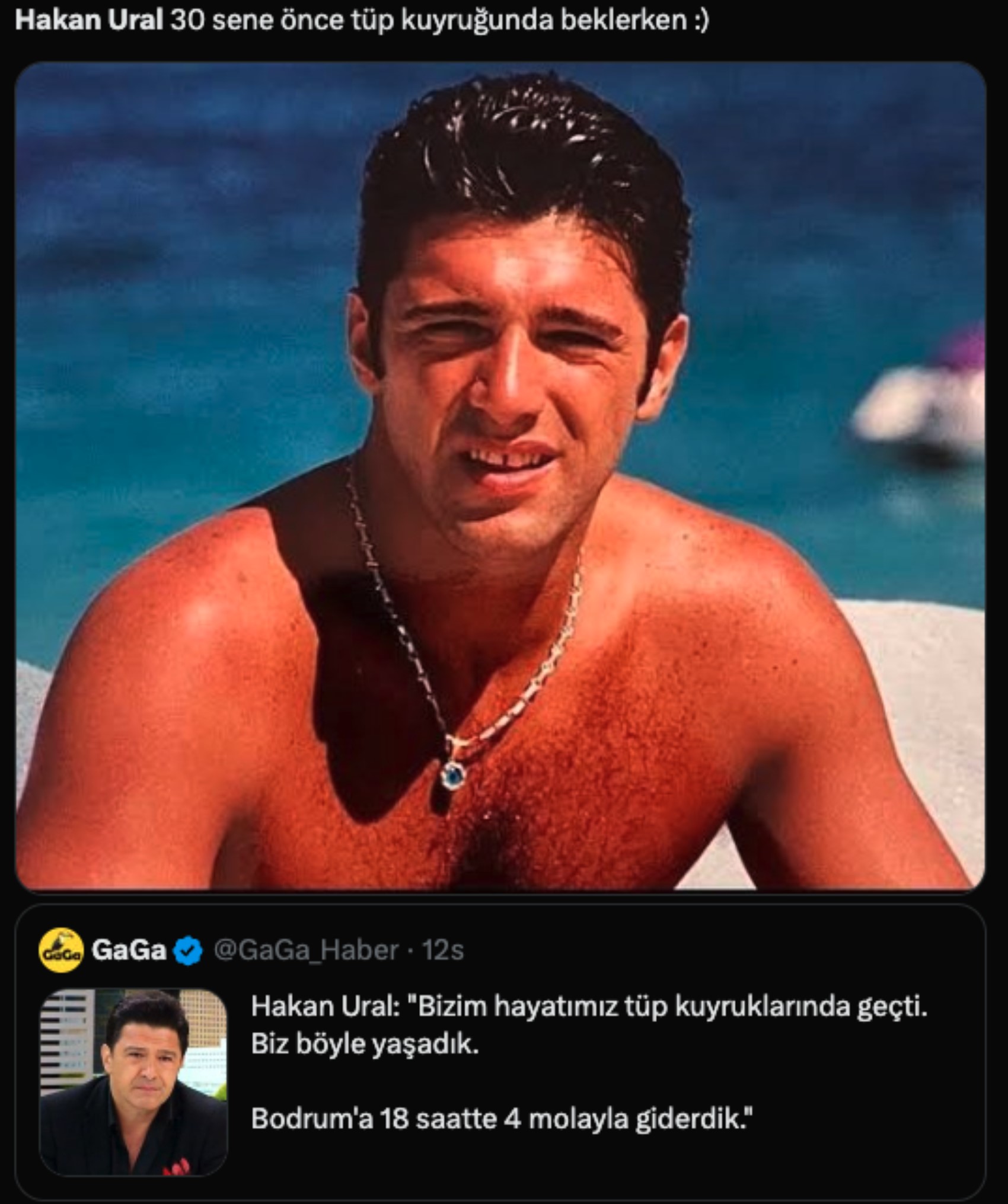 Hakan Ural, gençliğinde tüp kuyruğunda beklemiş! 'Bodrum'a 4 molayla 18 saatte giderdik'