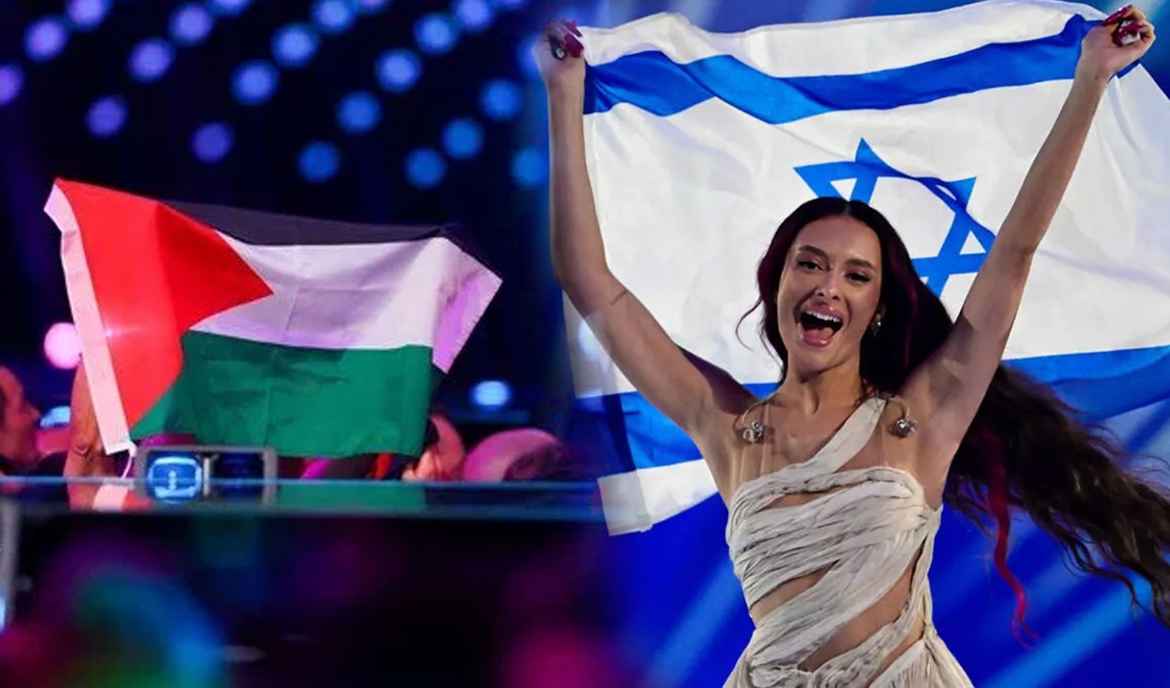 Eurovision’un ilk yarı finaline Filistin mesajı damga vurdu Eurovision’un ilk yarı finaline Filistin mesajı damga vurdu