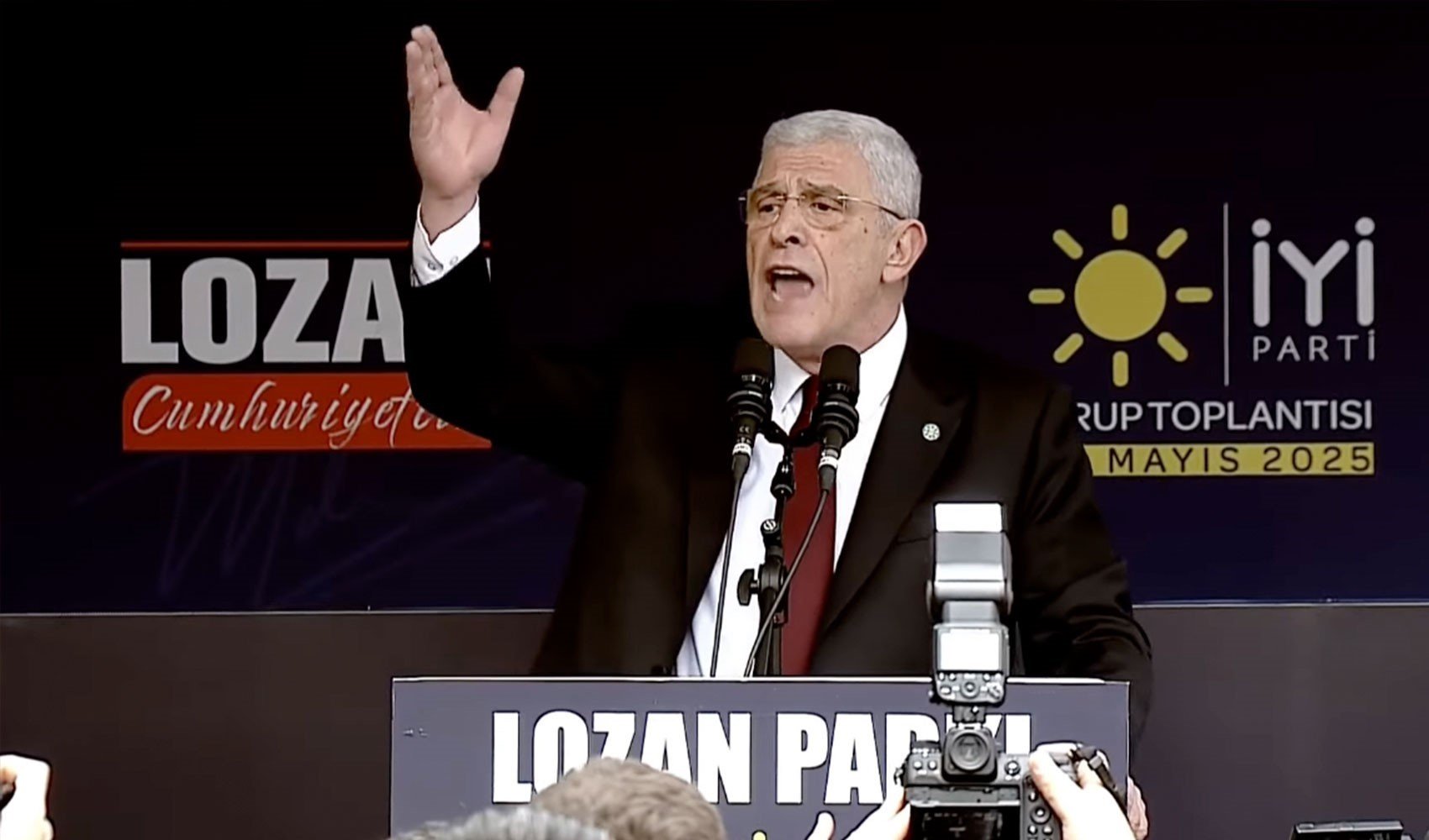 Son Dakika... Lozan Parkı'ndan seslendi: İYİ Parti lideri AKP, MHP, DEM ve CHP'ye yüklendi