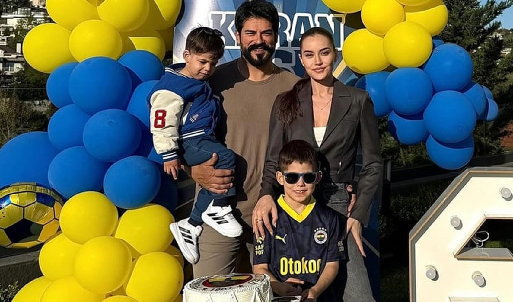 Fahriye Evcen ile Burak Özçivit'in oğlu Karan 6 yaşında