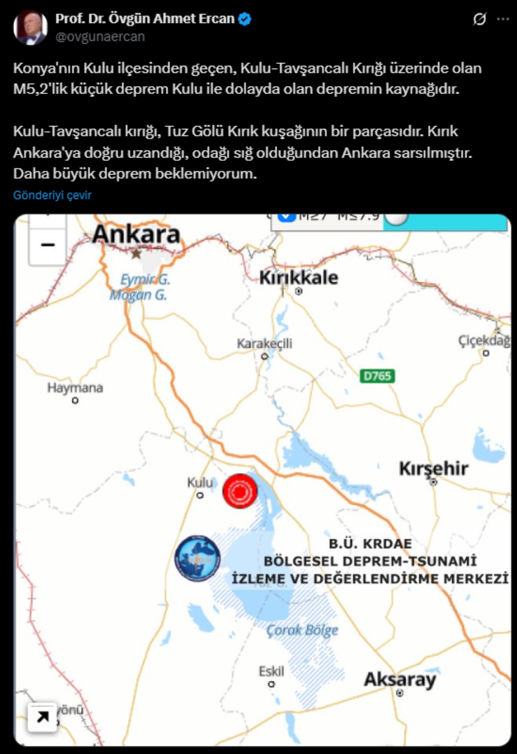 Konya'da korkutan deprem çevre illerden de hissedildi! Uzman isimden açıklama gecikmedi