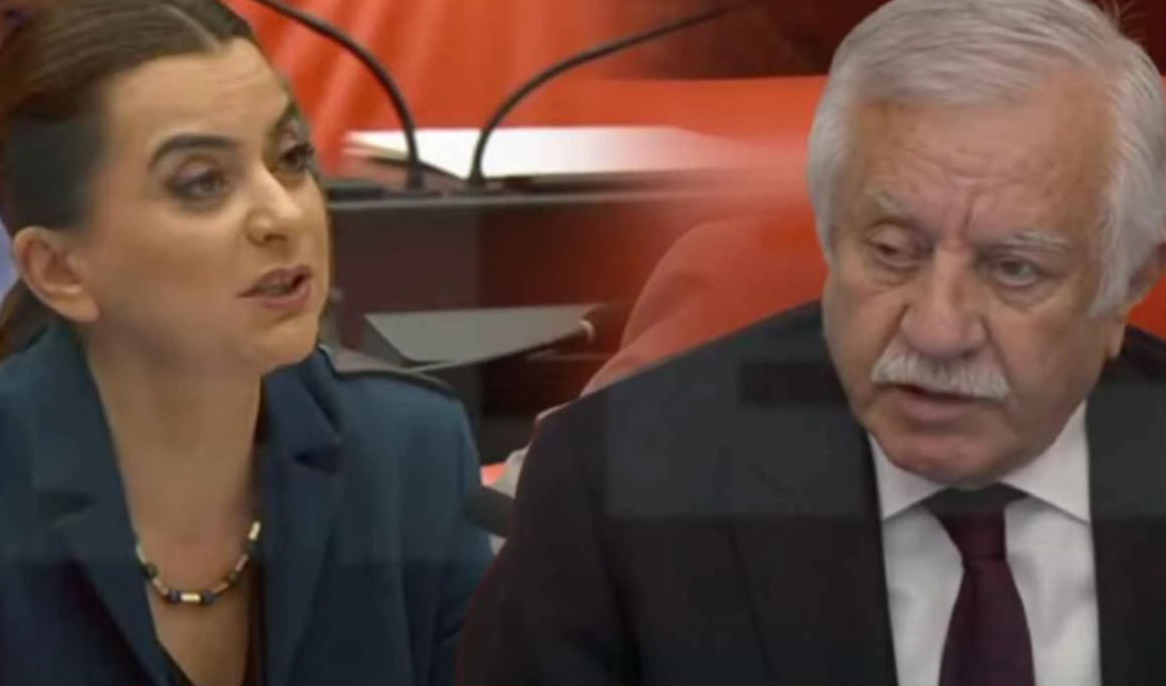 MHP ve DEM Parti arasında 'Kürtçe' konuşma gerilimi: Mikrofonu kapattı