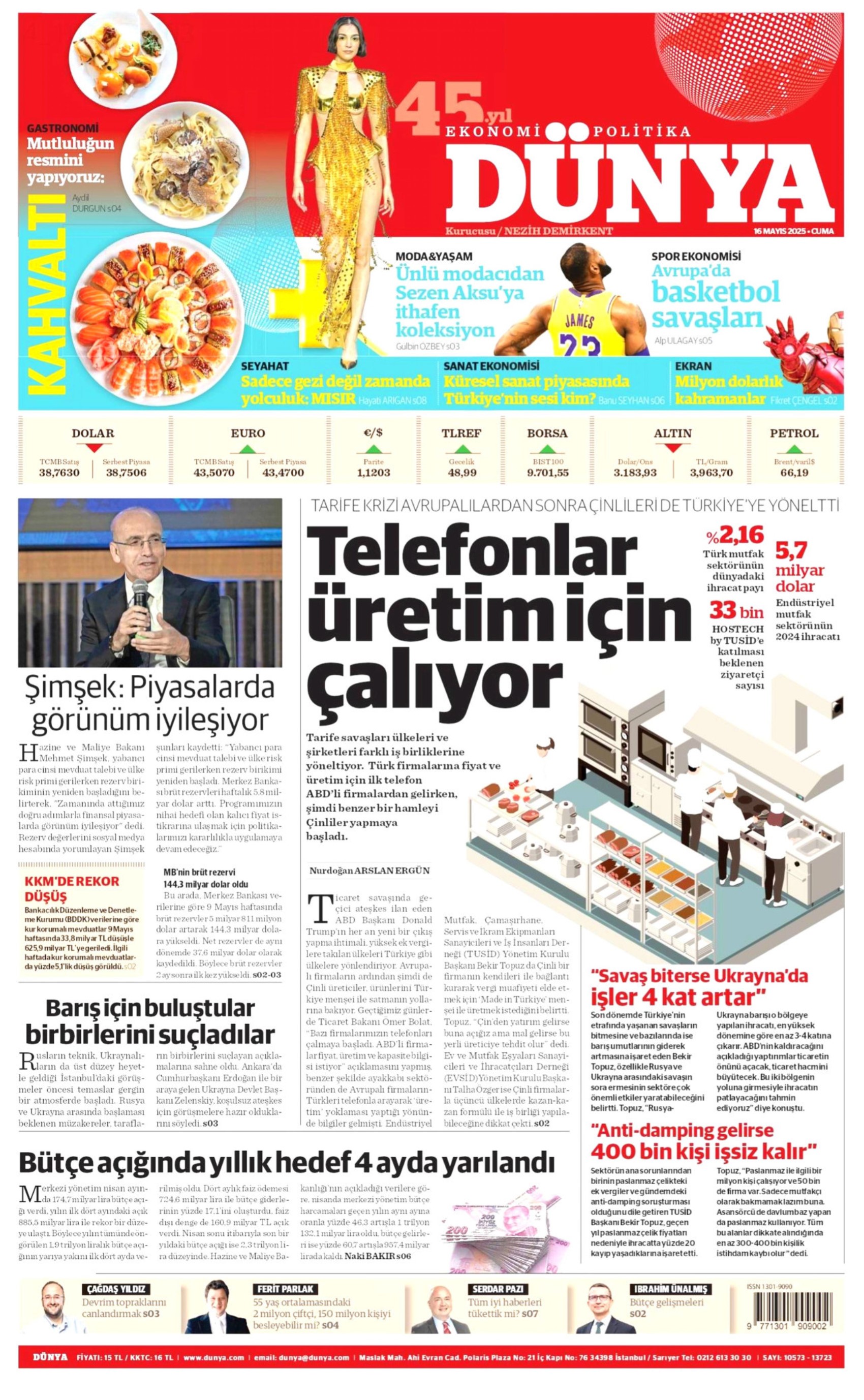 16 Mayıs 2025 gazete manşetleri: Yeni kayyum modeli geliyor