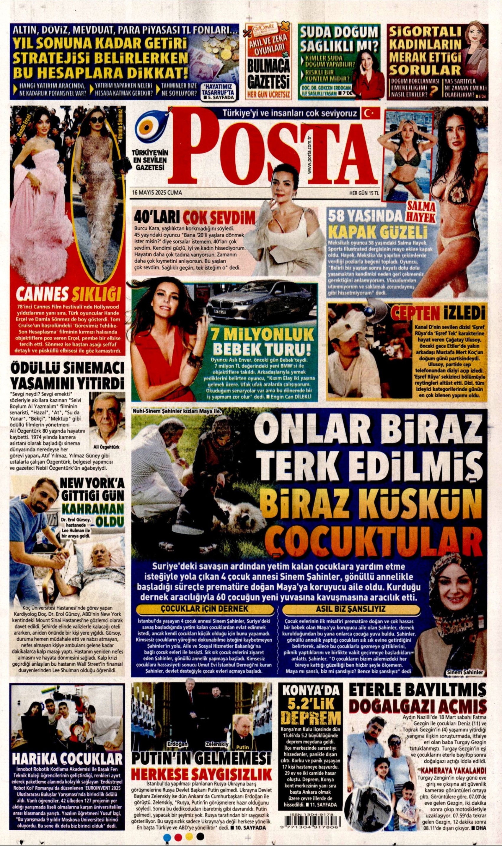 16 Mayıs 2025 gazete manşetleri: Yeni kayyum modeli geliyor