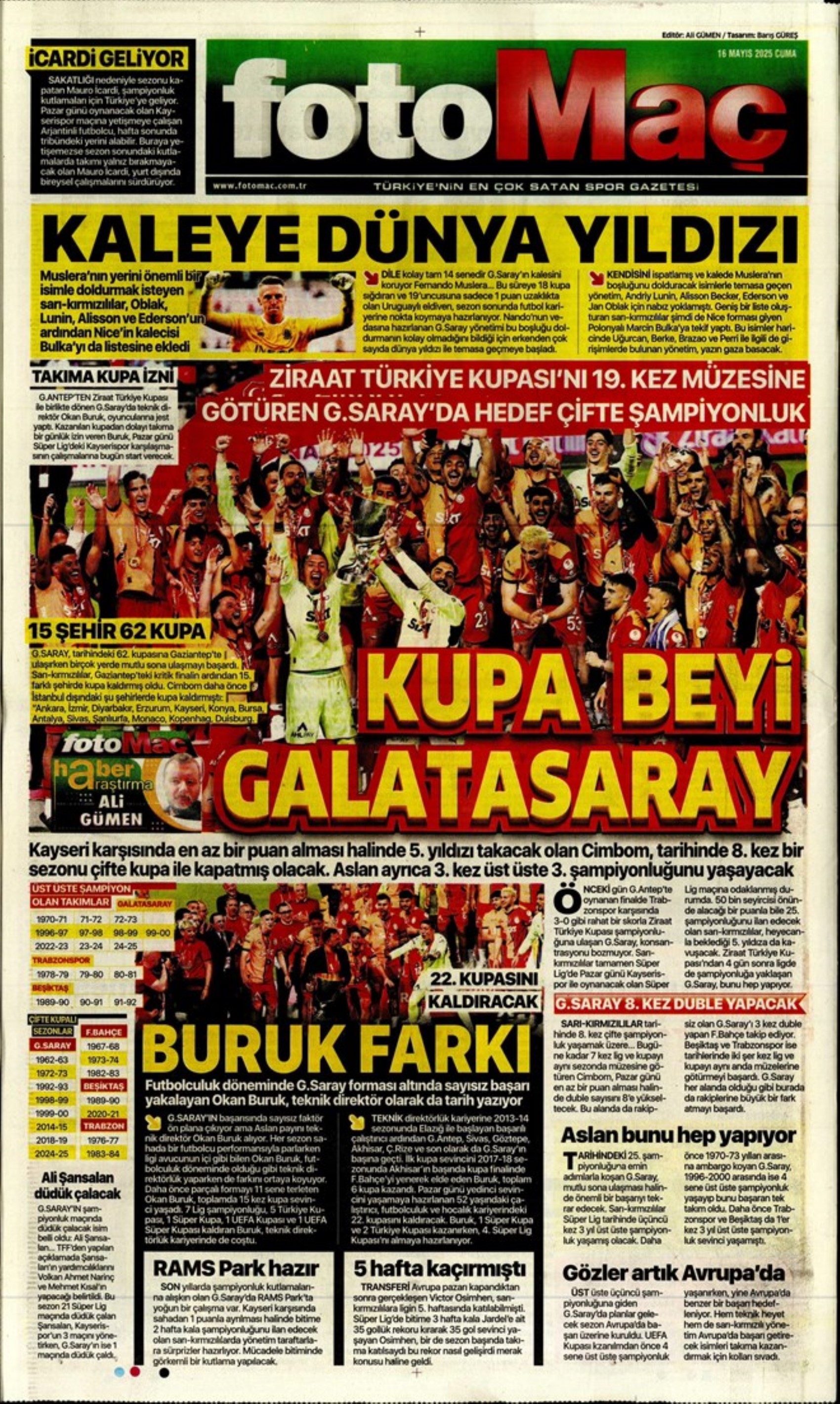 Sporda günün manşetleri... Osimhen Gaziantep dönüşü müjdeyi verdi: Galatasaray'ın çılgın planı!