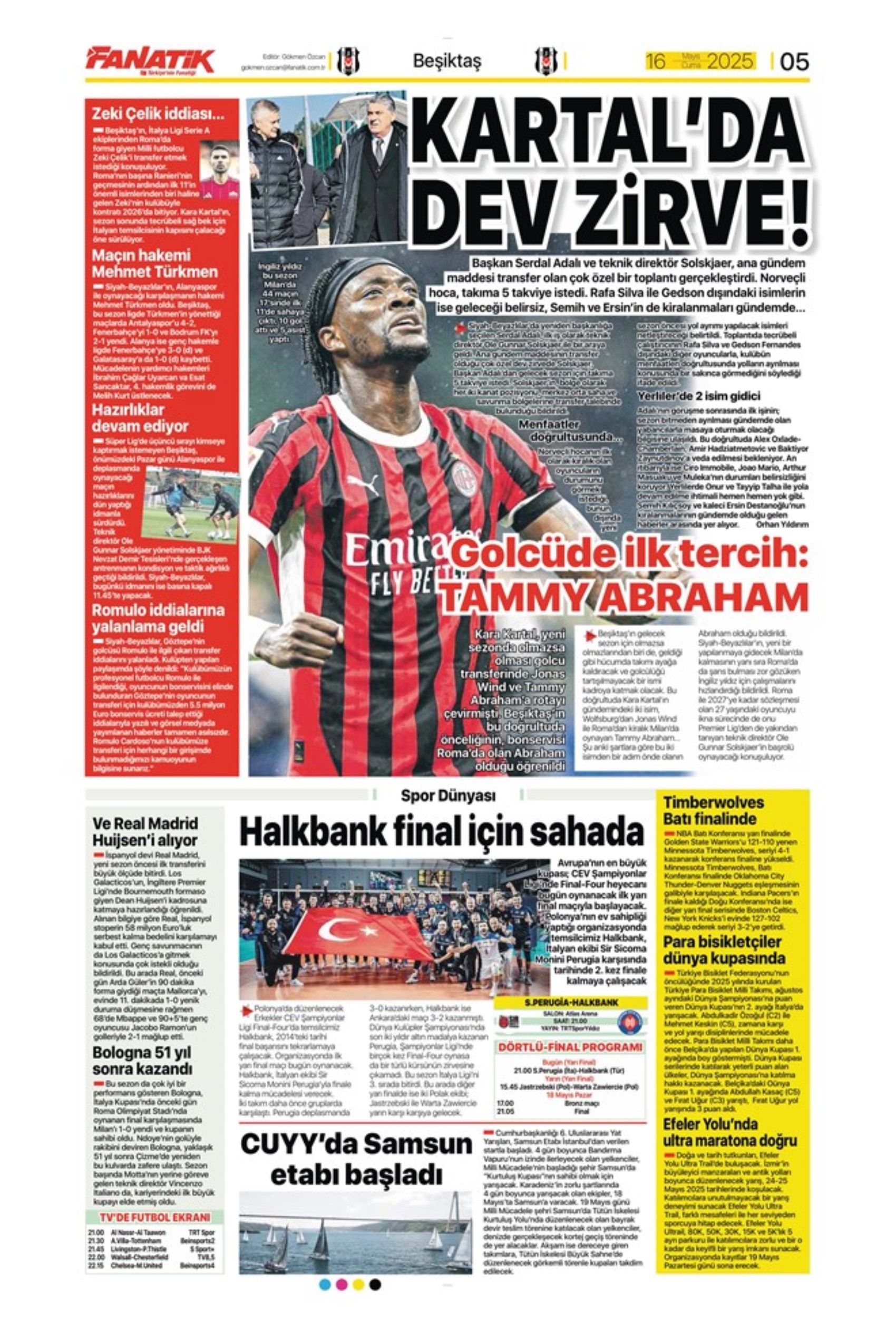 Sporda günün manşetleri... Osimhen Gaziantep dönüşü müjdeyi verdi: Galatasaray'ın çılgın planı!