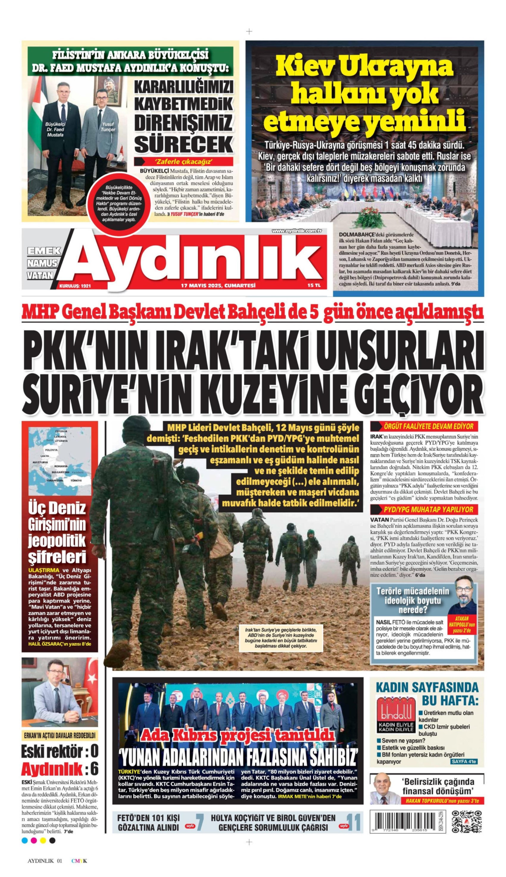 17 Mayıs 2025 gazete manşetleri: Gazeteler, İstanbul'daki Rusya - Ukrayna zirvesini nasıl gördü?