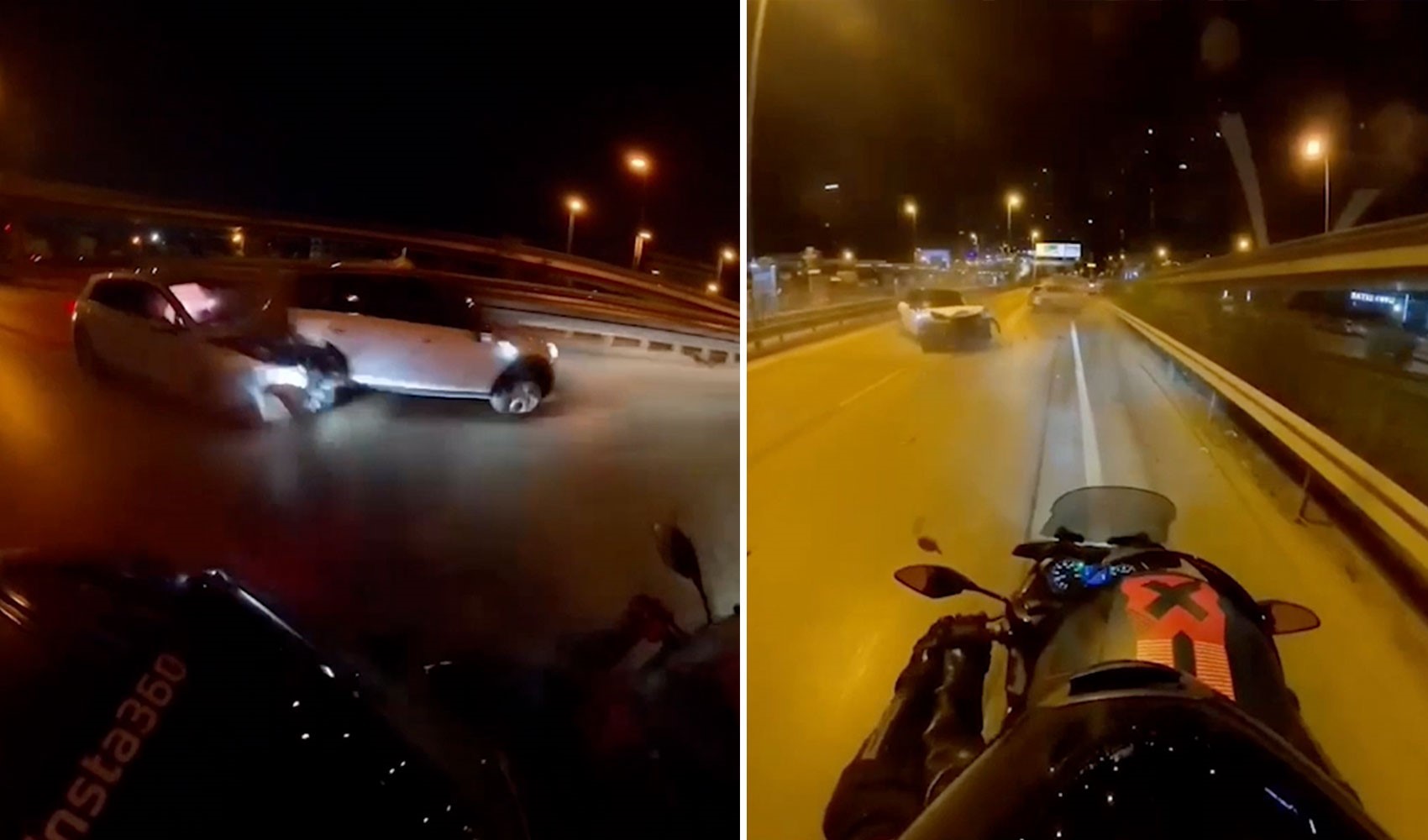 Kadıköy'deki feci trafik kazası kask kamerasına yansıdı! Kadıköy'deki feci trafik kazası kask kamerasına yansıdı!