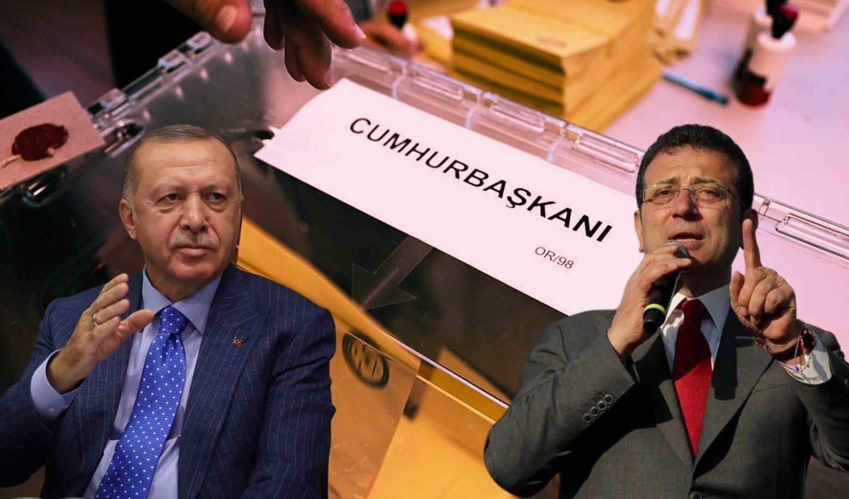 İmamoğlu ve Erdoğan anketi: Seçim ilk turda bitiyor! İmamoğlu ve Erdoğan anketi: Seçim ilk turda bitiyor!