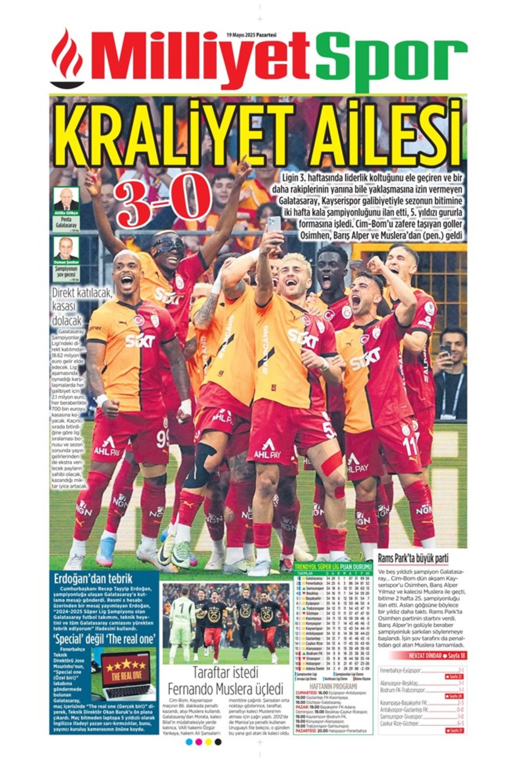 Sporda günün manşetleri... Galatasaray 5.yıldızı taktı: Okan Buruk yeni hedefi açıkladı