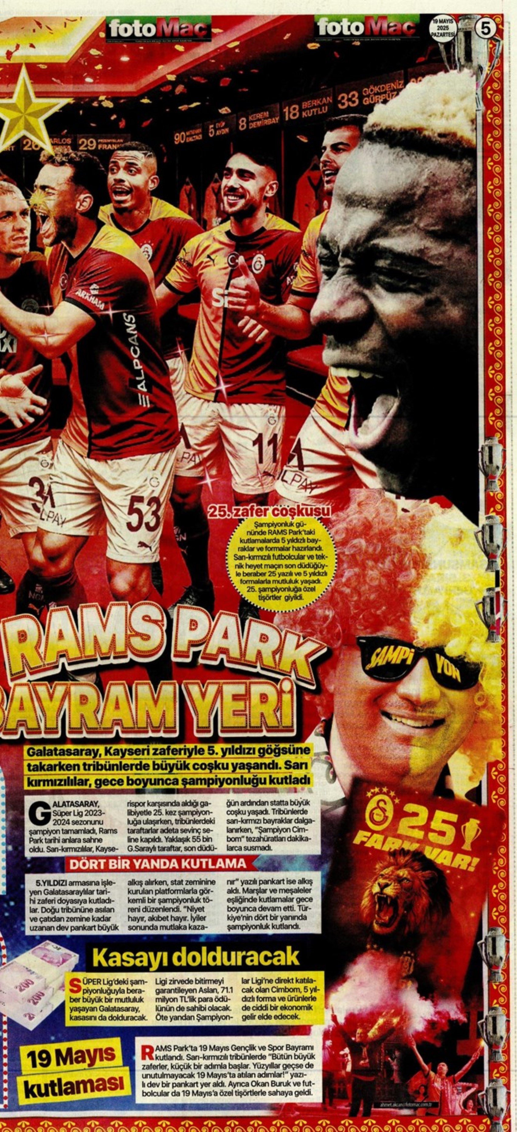 Sporda günün manşetleri... Galatasaray 5.yıldızı taktı: Okan Buruk yeni hedefi açıkladı