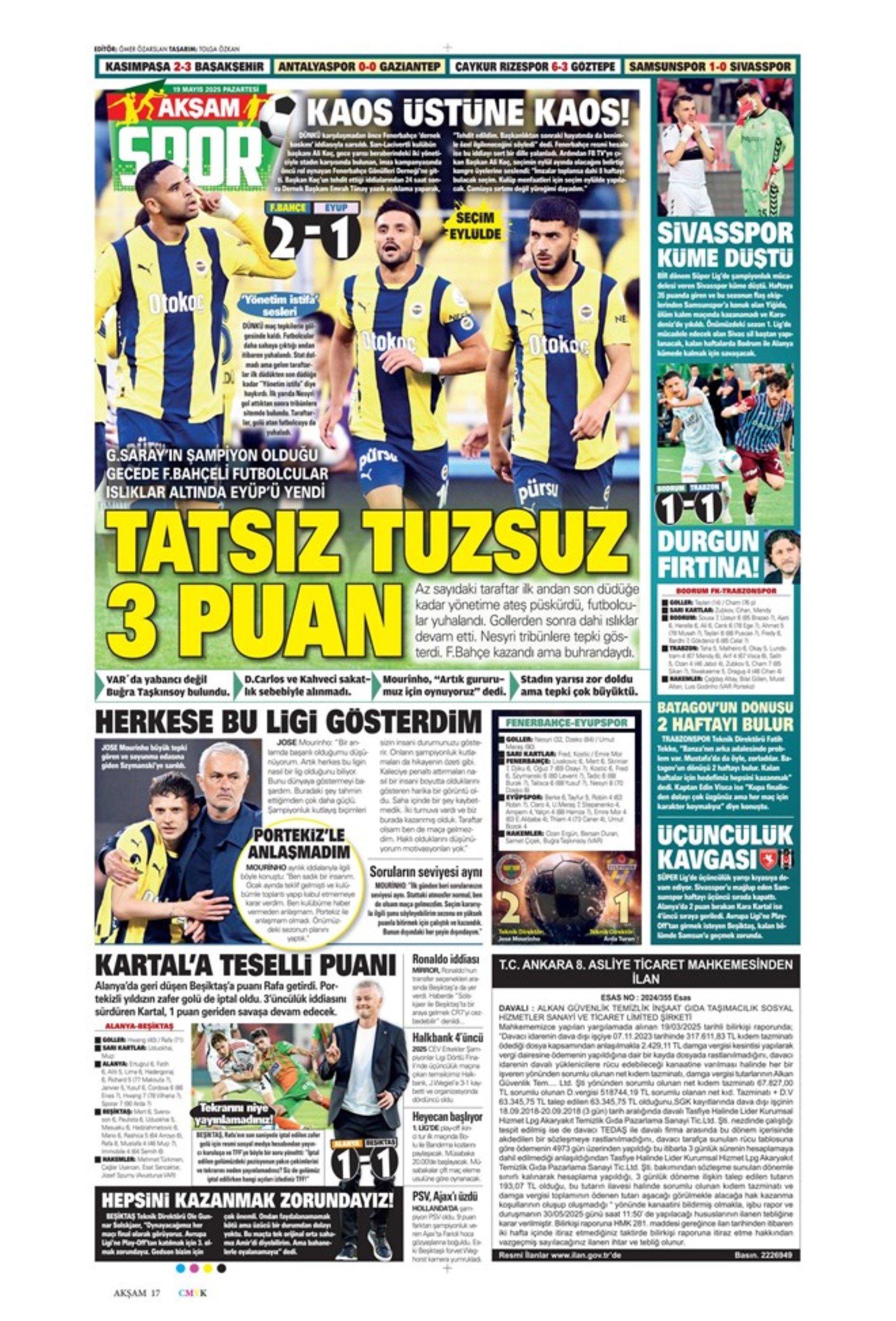 Sporda günün manşetleri... Galatasaray 5.yıldızı taktı: Okan Buruk yeni hedefi açıkladı
